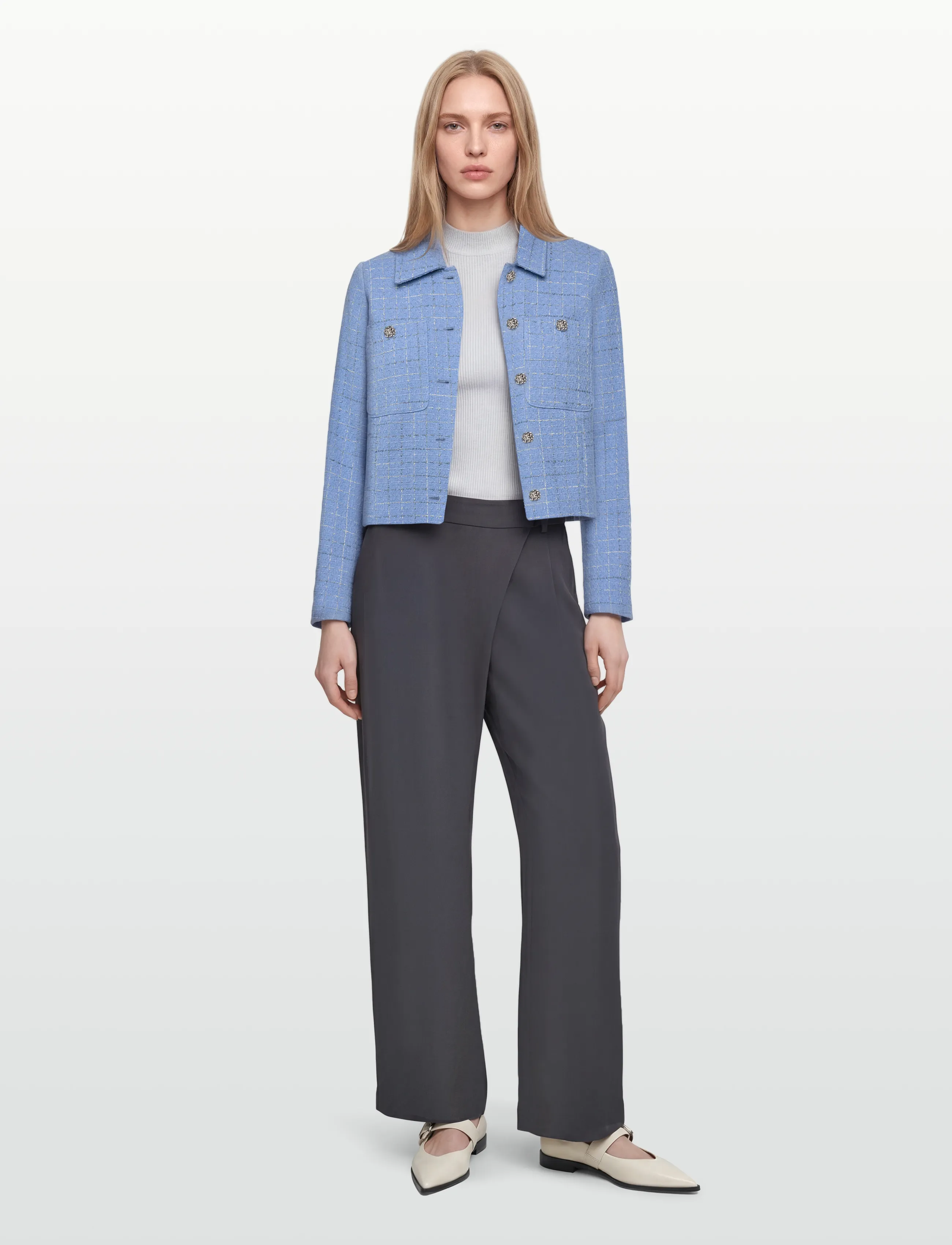 Claire Woman Cweaemilie, 44, Jackets, Blau - Light-summer Jacket, Frauen