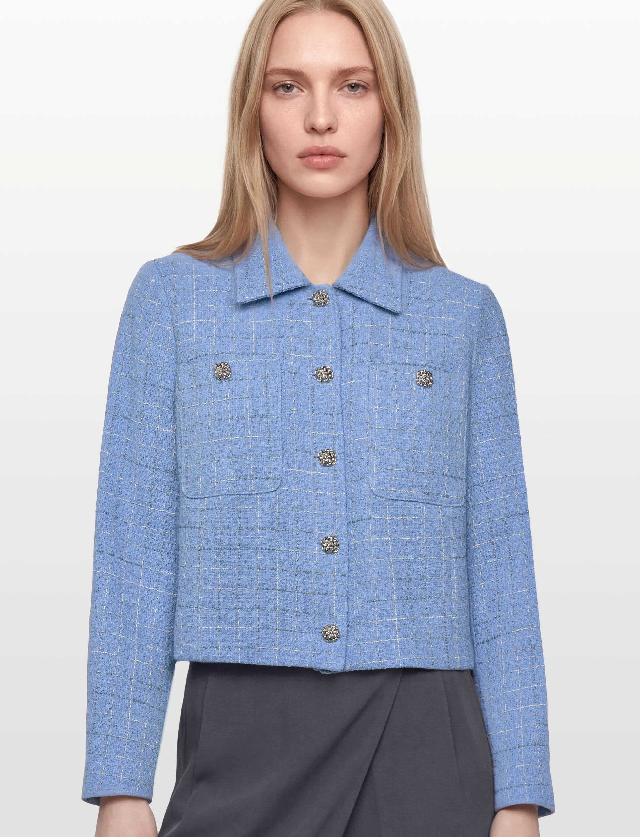 Claire Woman - Cweaemilie - bouclé - vista blue - 3