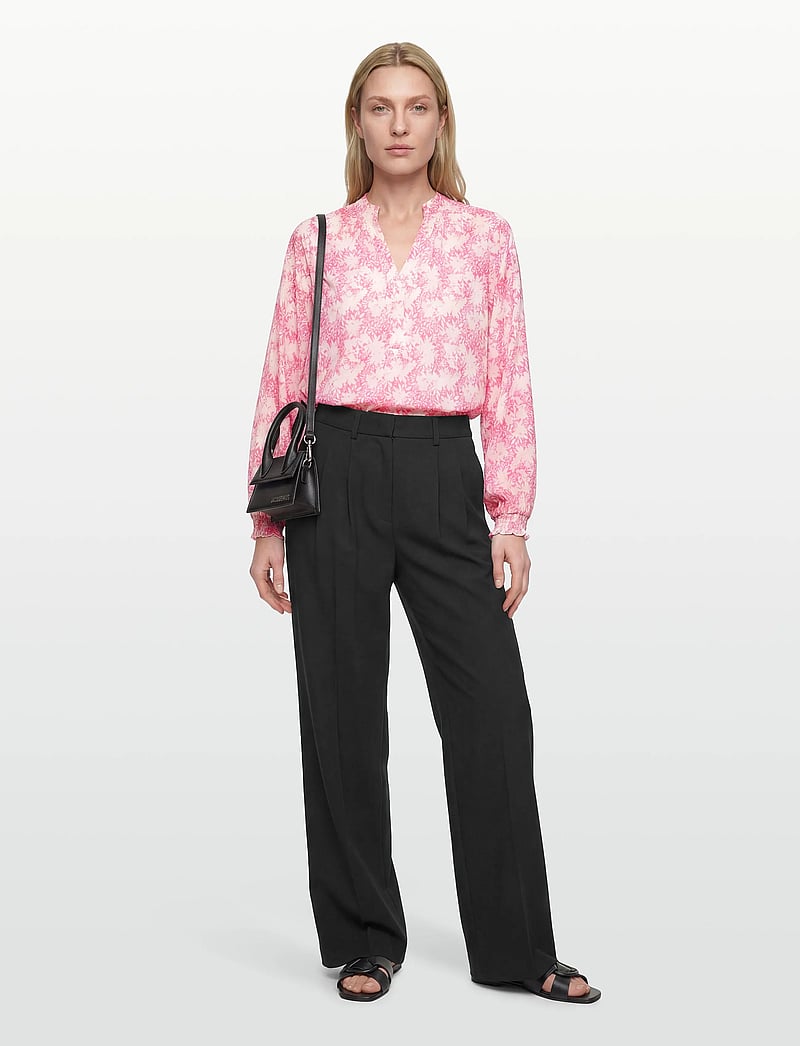 Claire Woman - Cwsadie - long sleeved blouses - coral blush - 0