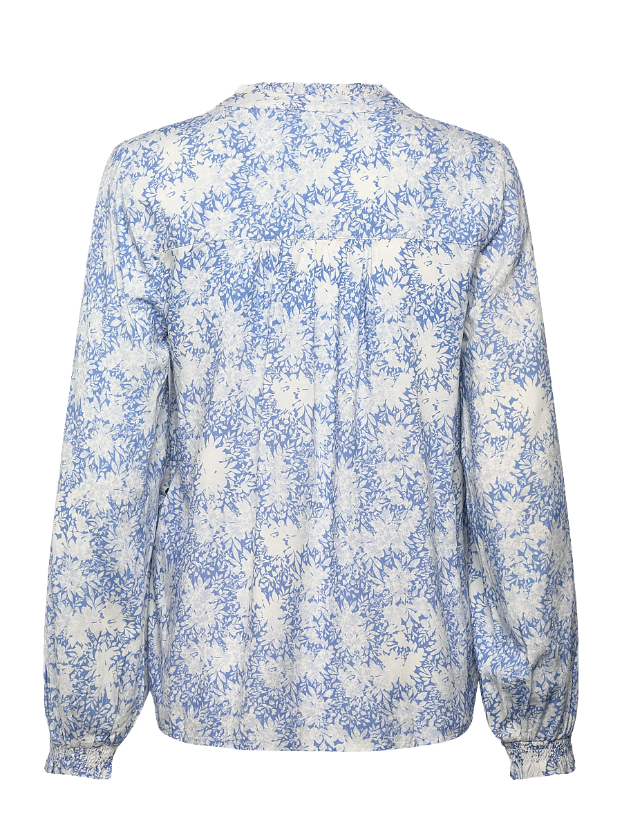 Claire Woman - Cwsadie - long sleeved blouses - vista blue - 2