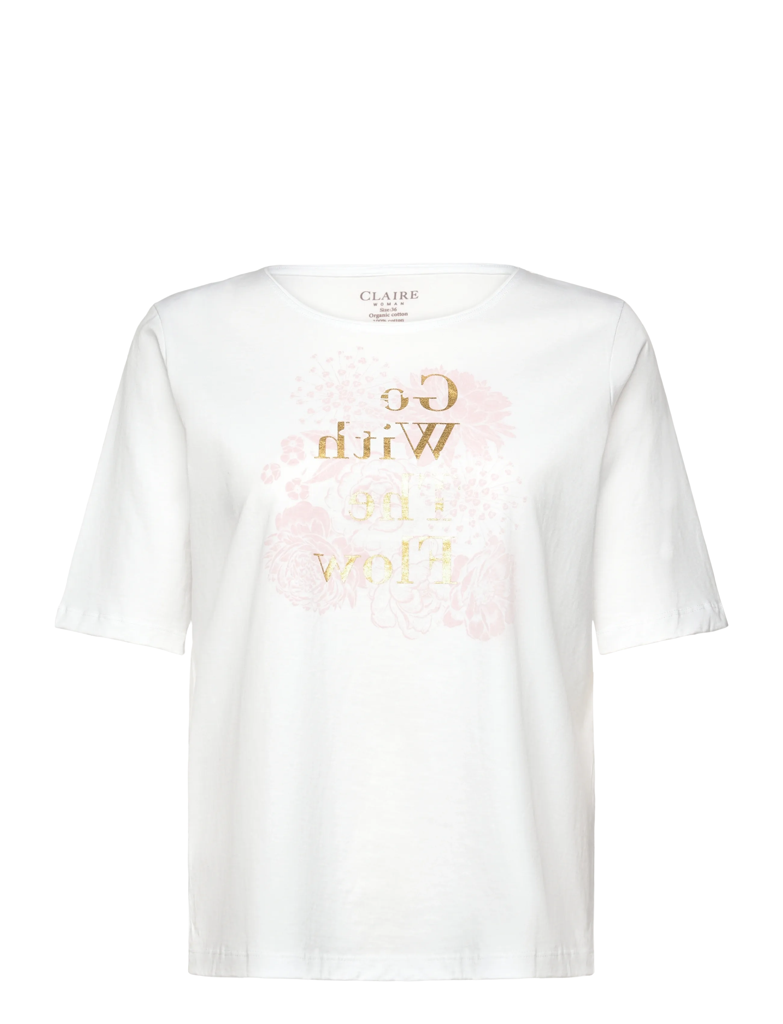 Claire Woman Cwamaryllis - Tøj - PINK TOUCH / white