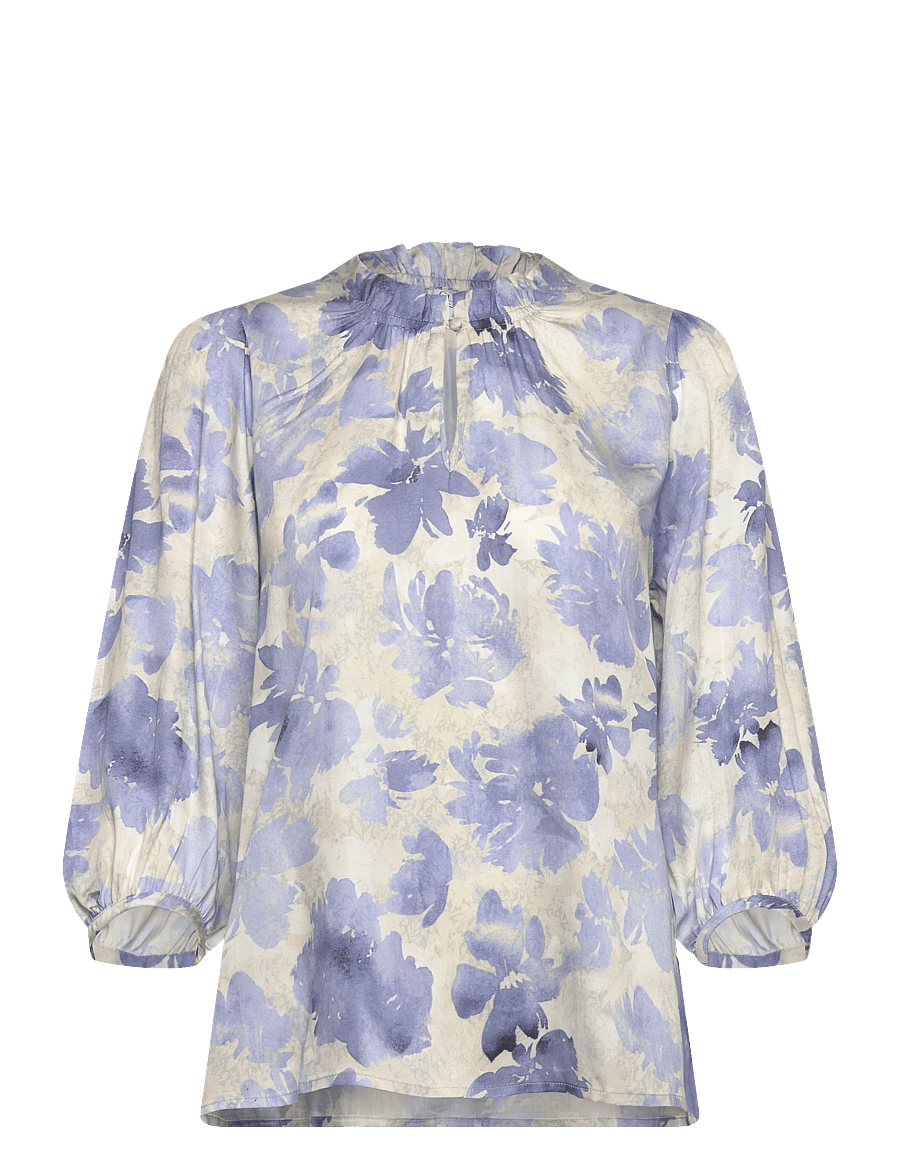 Claire Woman - Cwraquelita - langærmede bluser - blueprint - 1