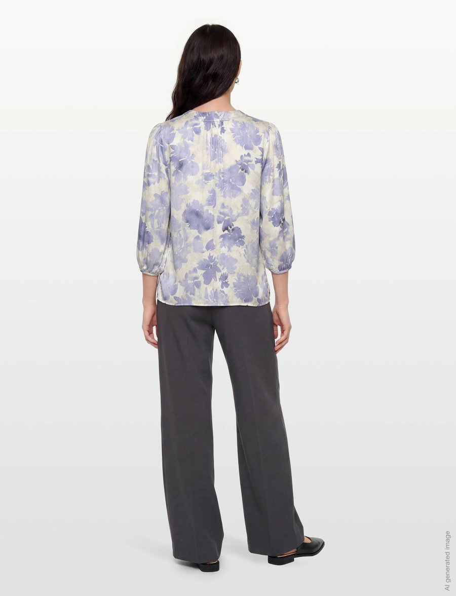 Claire Woman - Cwraquelita - langærmede bluser - blueprint - 4
