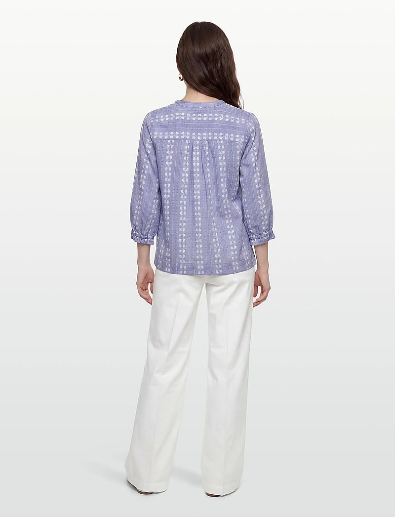 Claire Woman - Cwsafira - langærmede skjorter - vista blue - 4