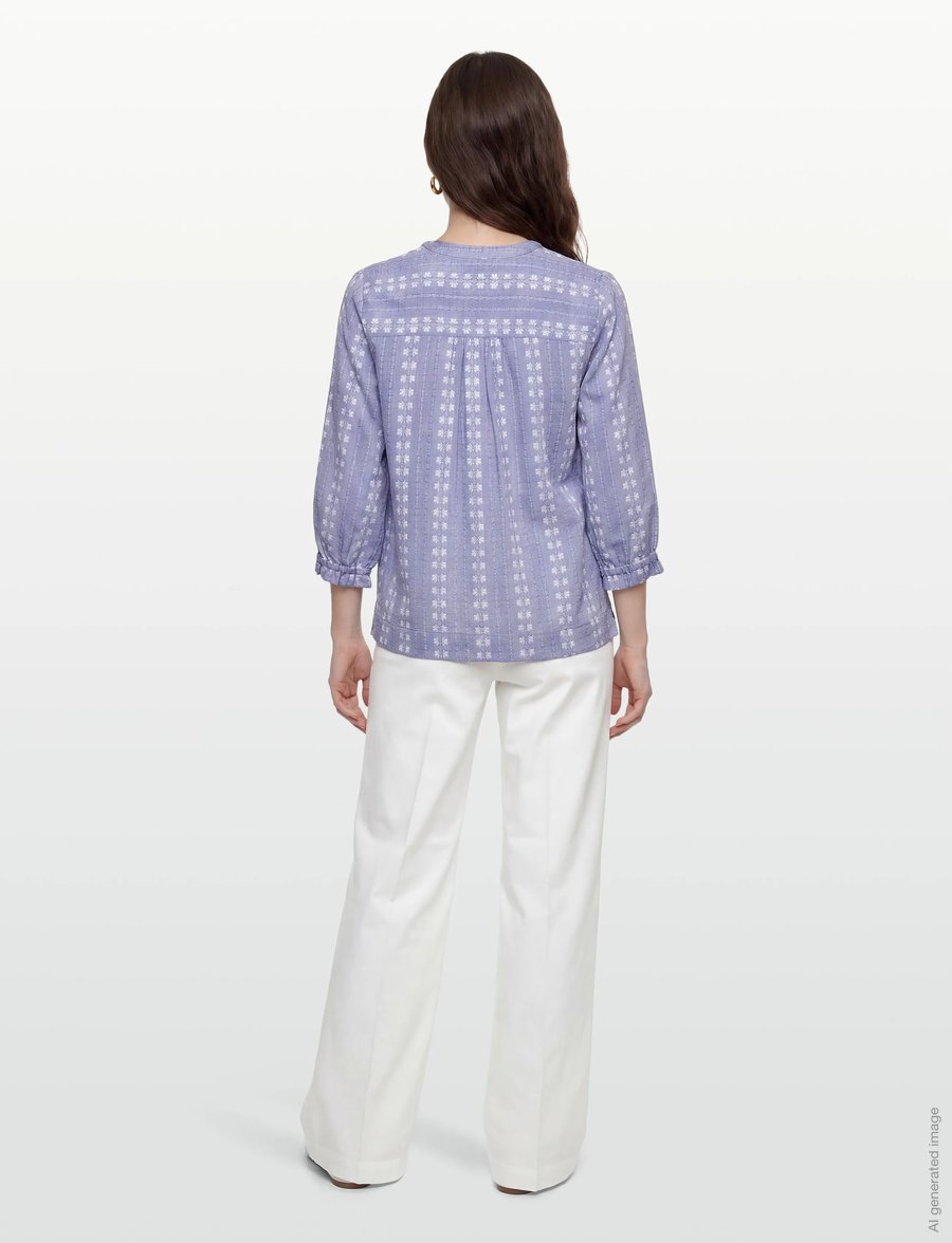 Claire Woman - Cwsafira - långärmade skjortor - vista blue - 4