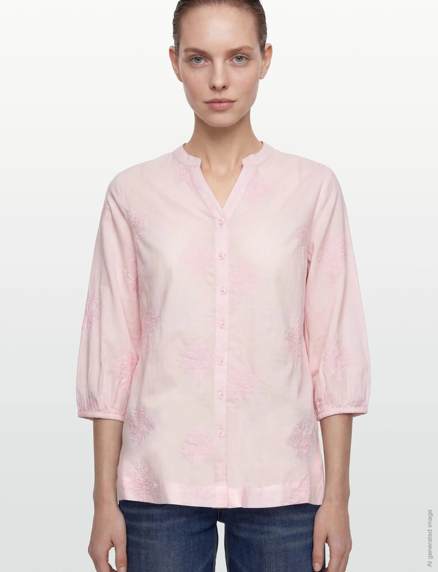 Claire Woman - Cwsafira - langärmlige hemden - pink touch - 3