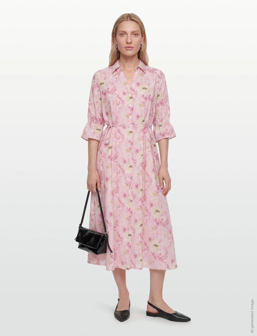 Claire Woman - Cwkira - robes chemises - pink touch - 0