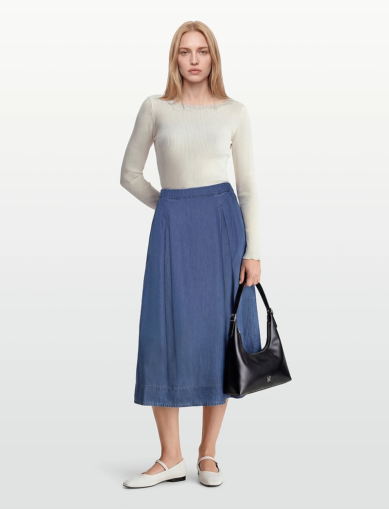 Claire Woman - Cwnour - denim skirts - light blue denim - 0