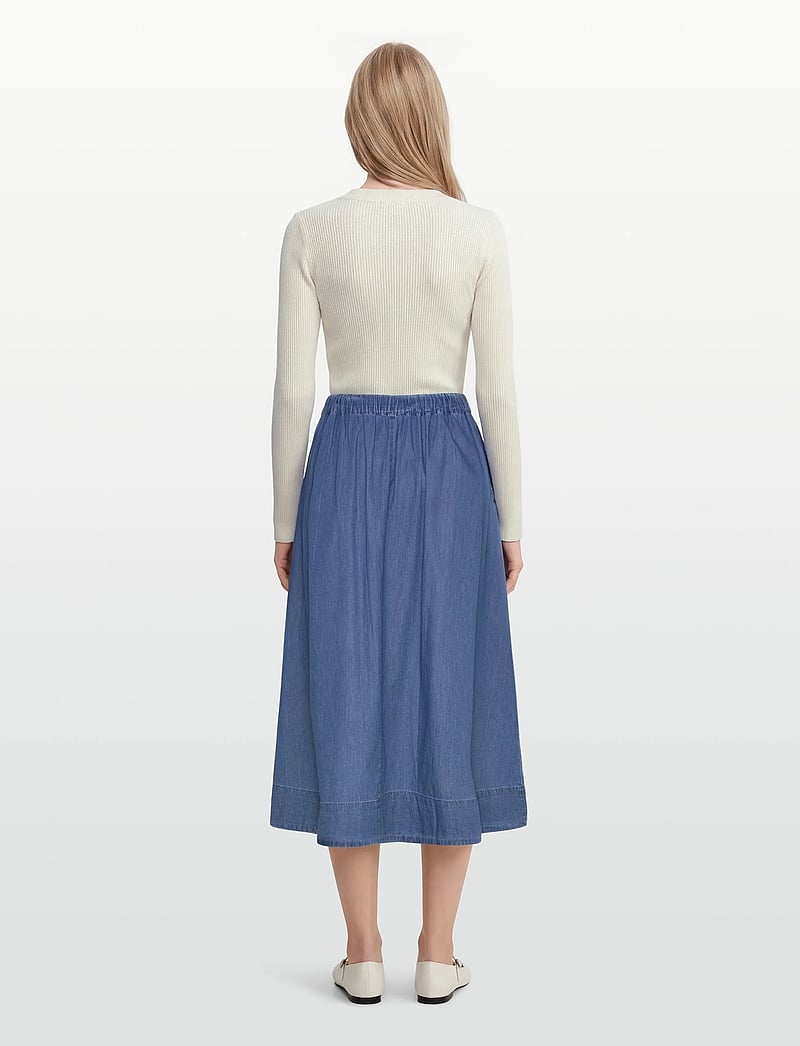 Claire Woman - Cwnour - denim skirts - light blue denim - 4