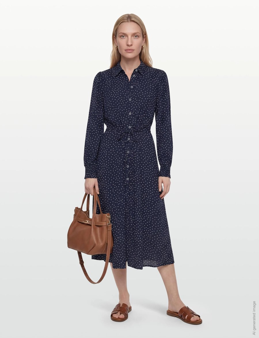 Claire Woman - Cwkamila - zomerjurken - dark navy - 0