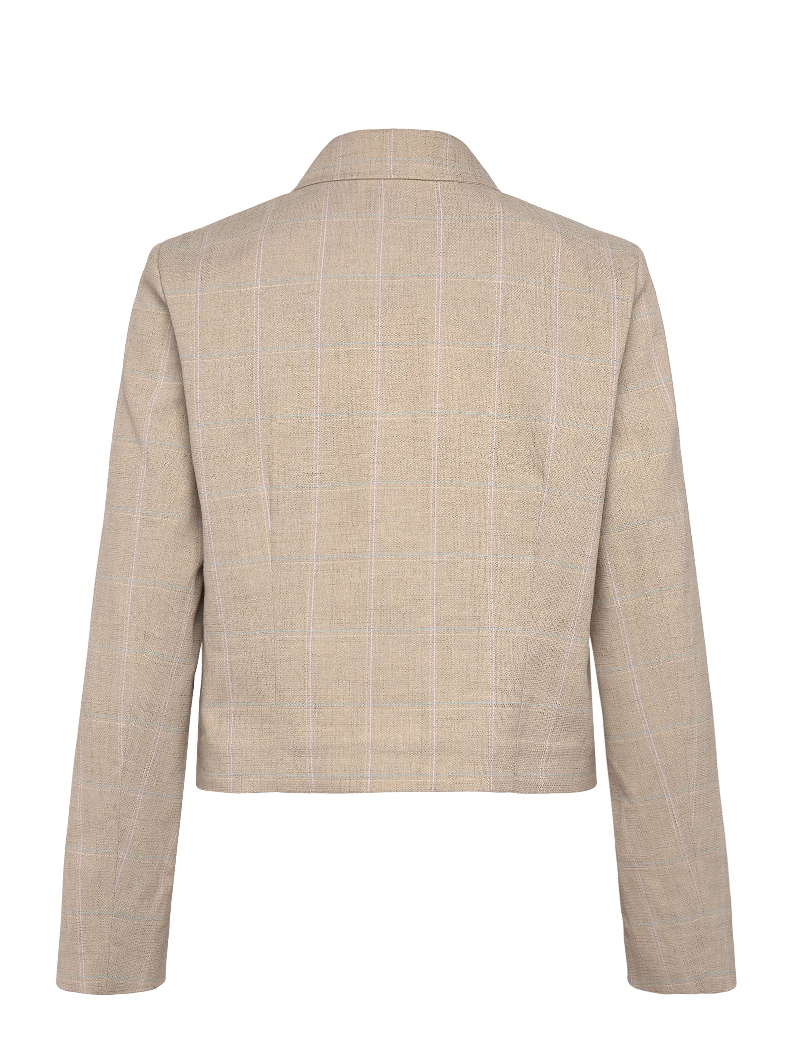 Claire Woman - Cweaemilie - cropped-blazer - feather mel. - 1