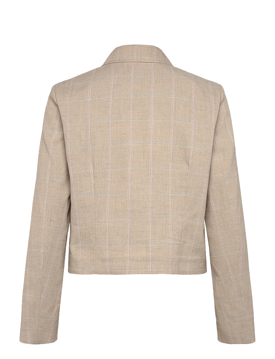 Claire Woman - Cweaemilie - cropped blazers - feather mel. - 1