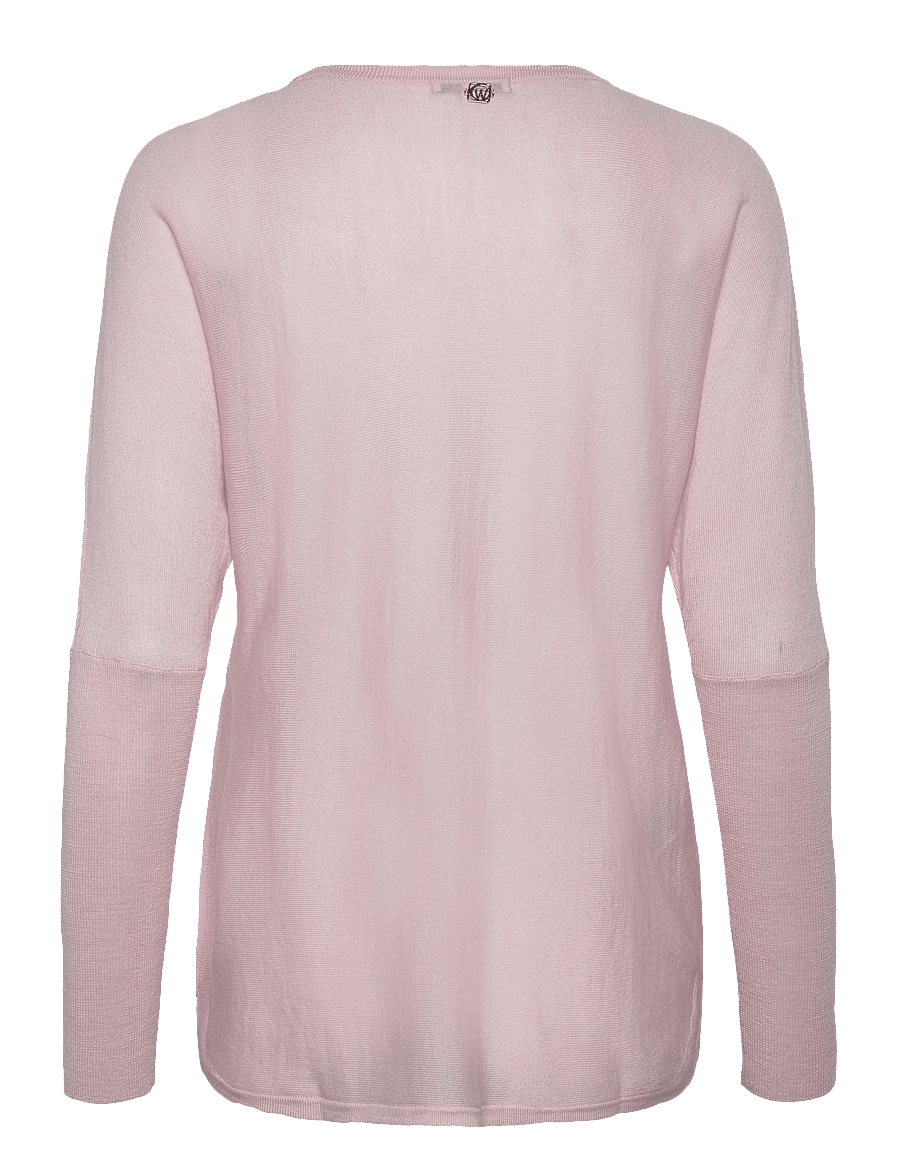 Claire Woman - Knit CWPippa - stickade tröjor - pink touch melange - 1