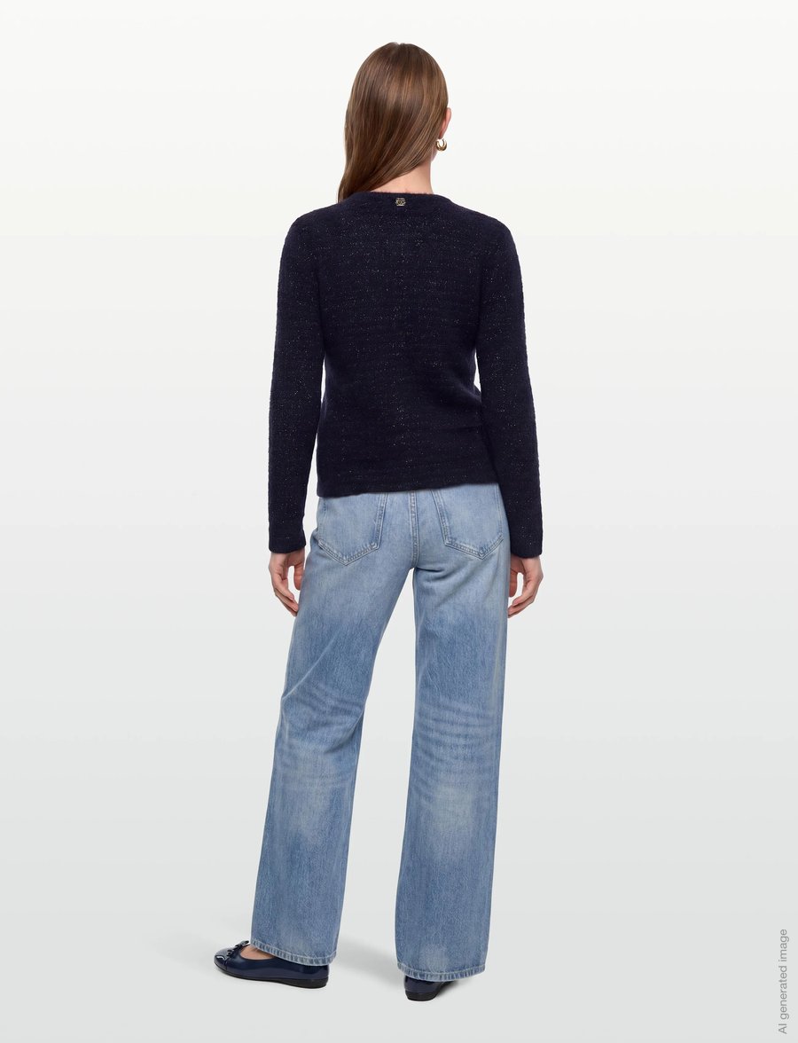Claire Woman - CWCasilda - strickjacken - dark navy - 4
