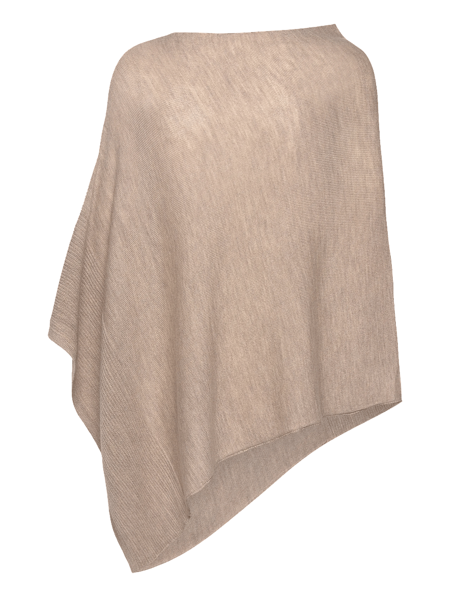 Claire Woman - Cwpaige - ponchos & capes - chinchilla melange - 1