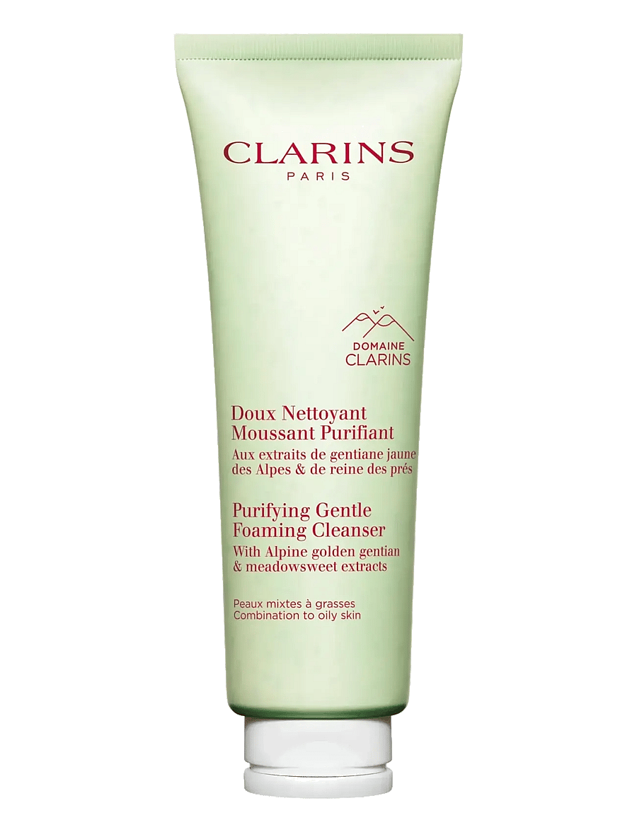 Clarins - Gentle Foaming Cleanser Purifying 125 ml - vaahtoavat puhdistusaineet - clear - 0