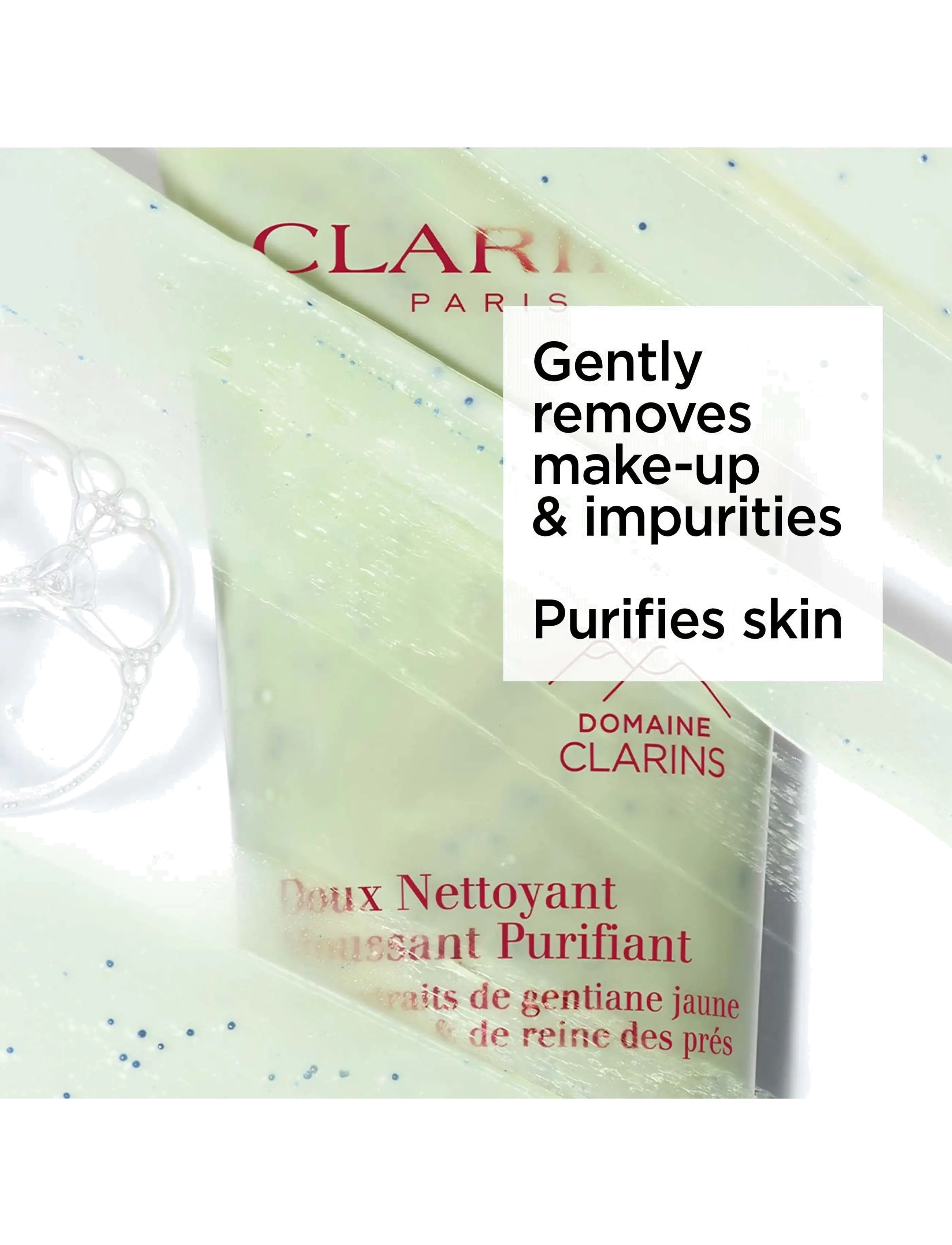 Clarins - Gentle Foaming Cleanser Purifying 125 ml - foaming cleanser - clear - 1