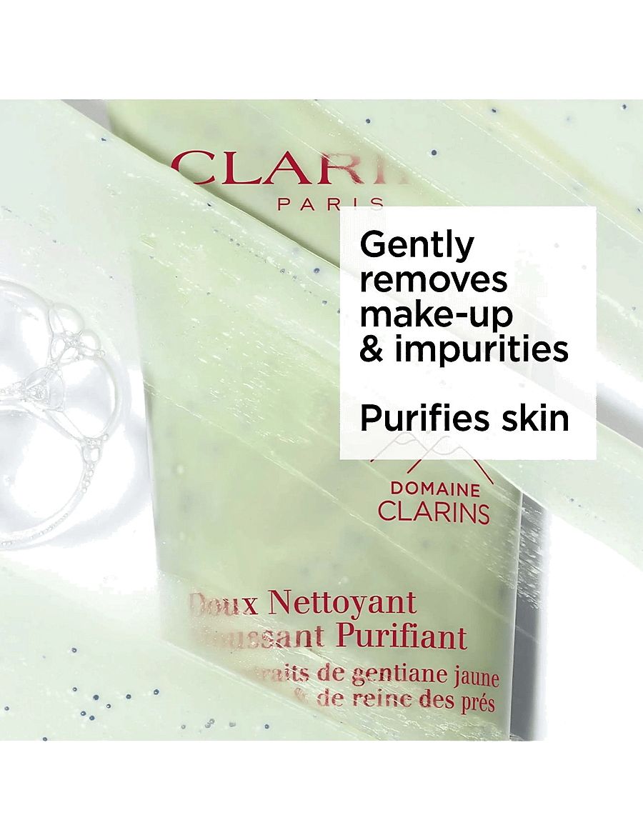 Clarins - Gentle Foaming Cleanser Purifying 125 ml - vaahtoavat puhdistusaineet - clear - 1
