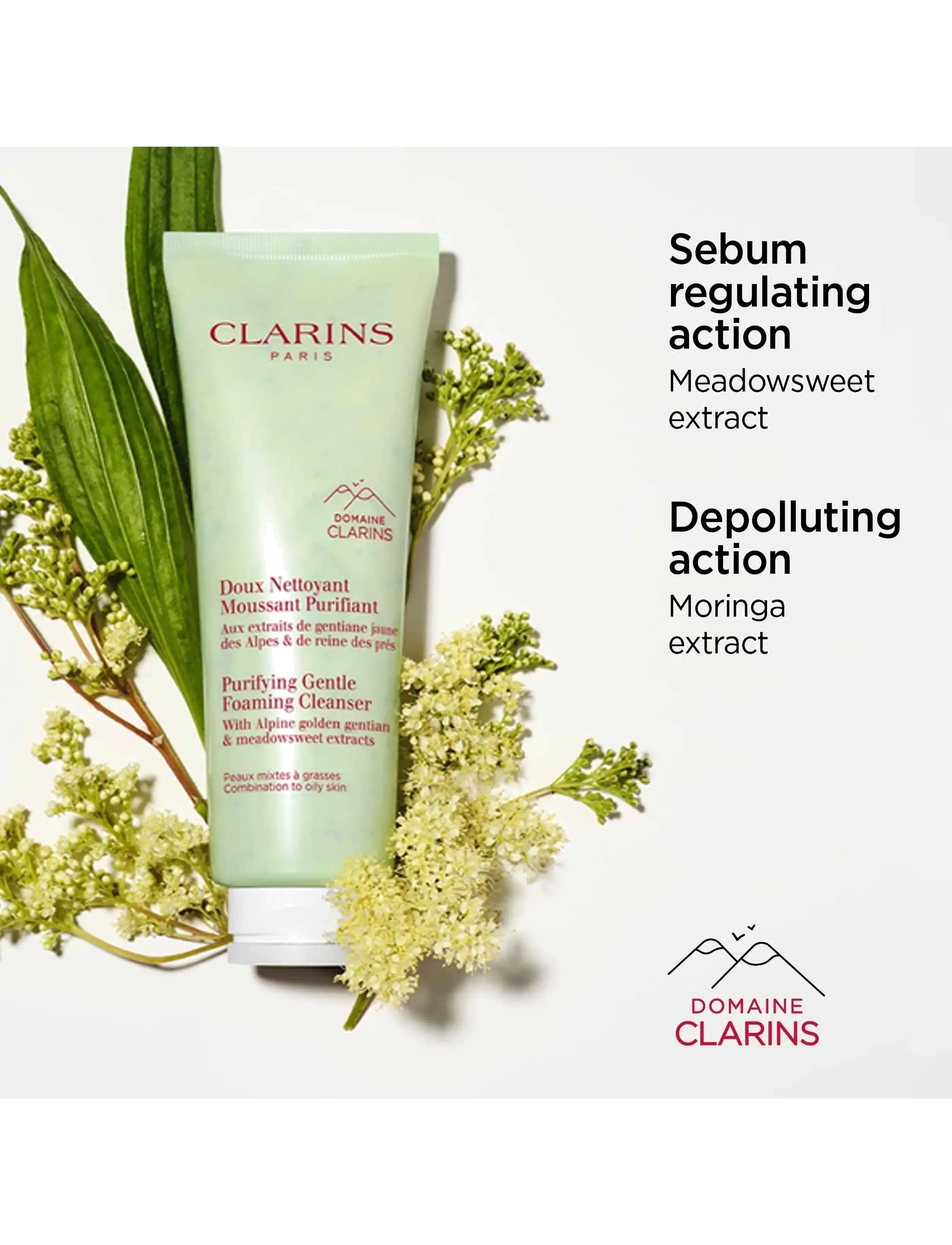 Clarins - Gentle Foaming Cleanser Purifying 125 ml - foaming cleanser - clear - 2