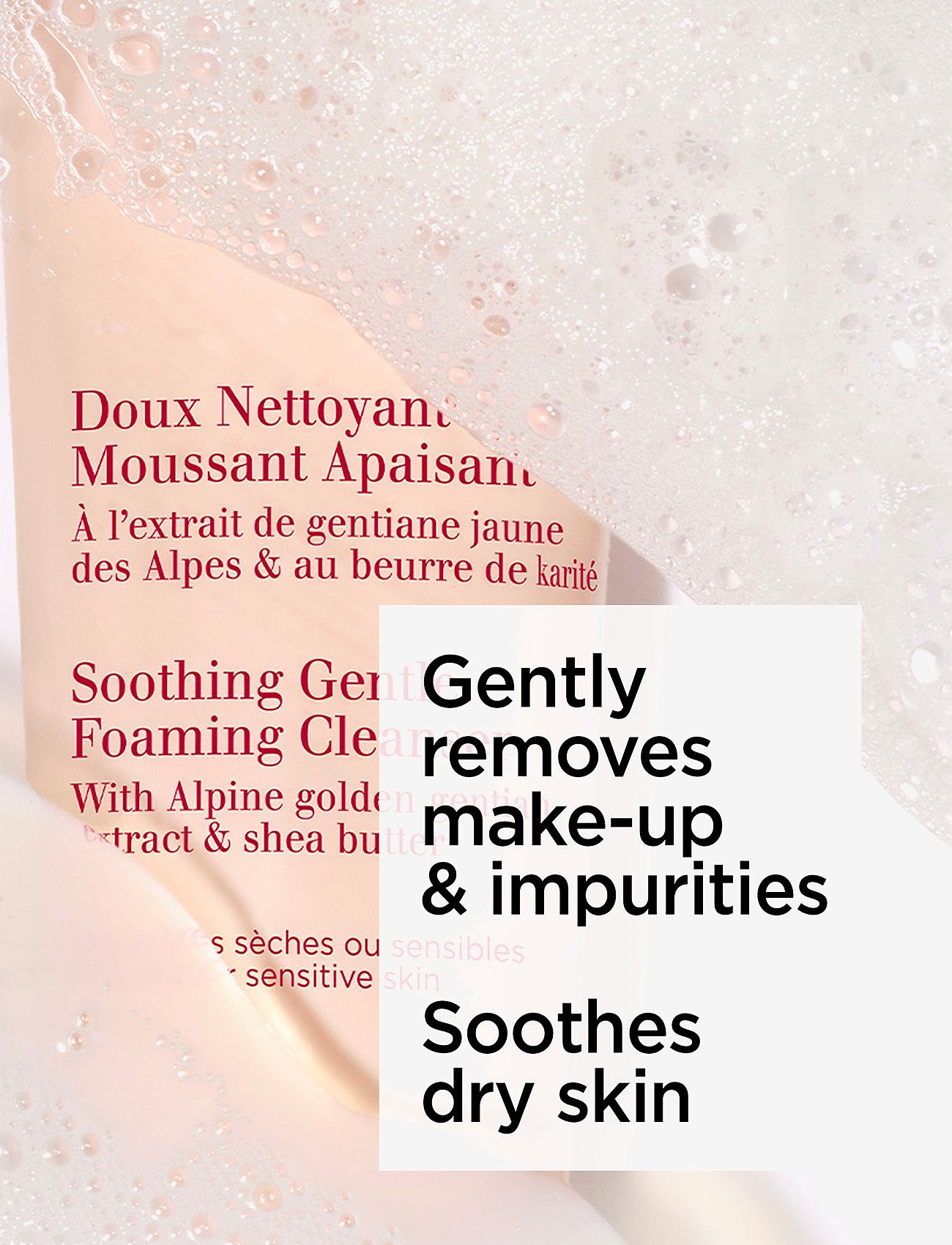 Clarins - Gentle Foaming Cleanser Soothing 125 ml - clear - 1