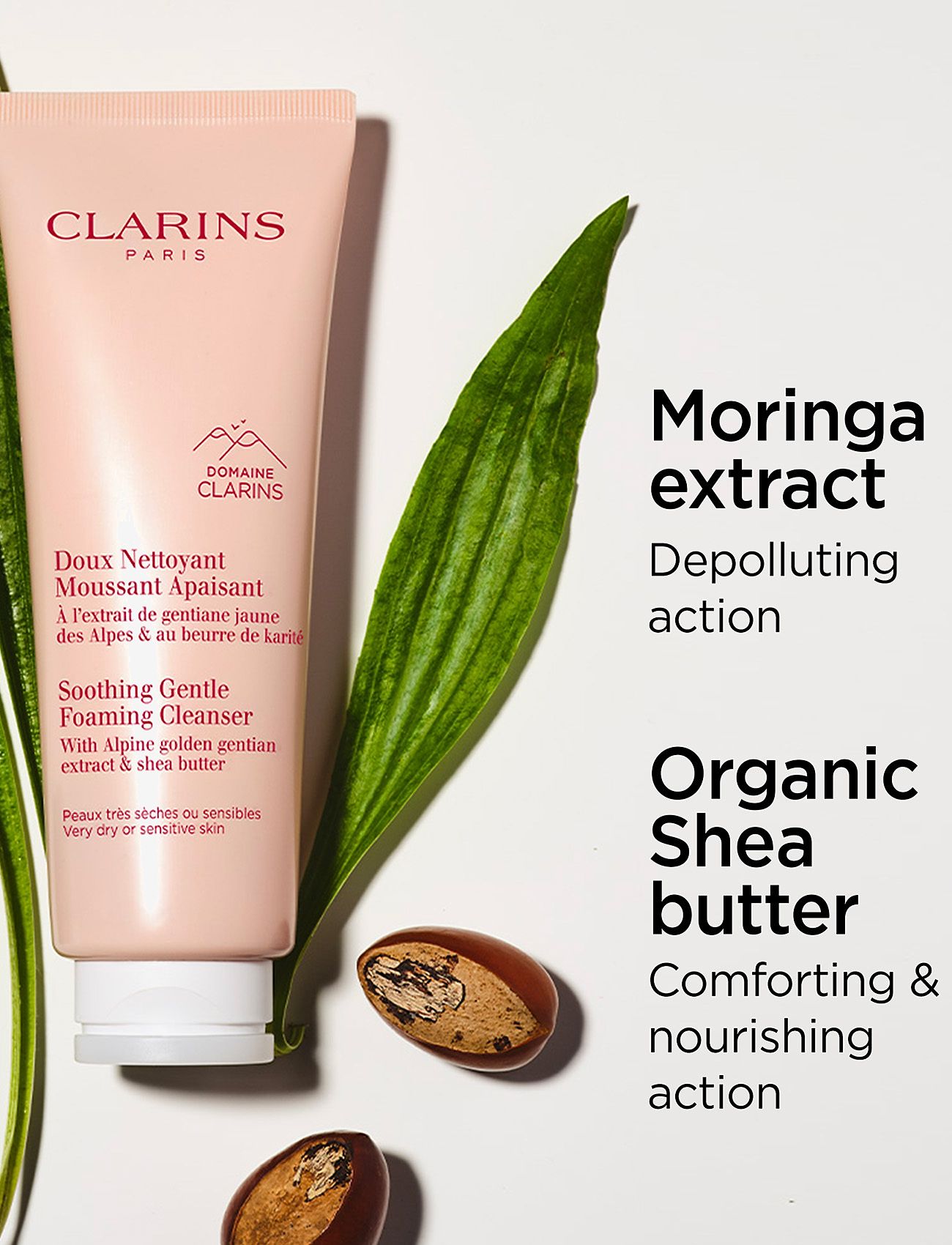 Clarins - Gentle Foaming Cleanser Soothing 125 ml - clear - 2