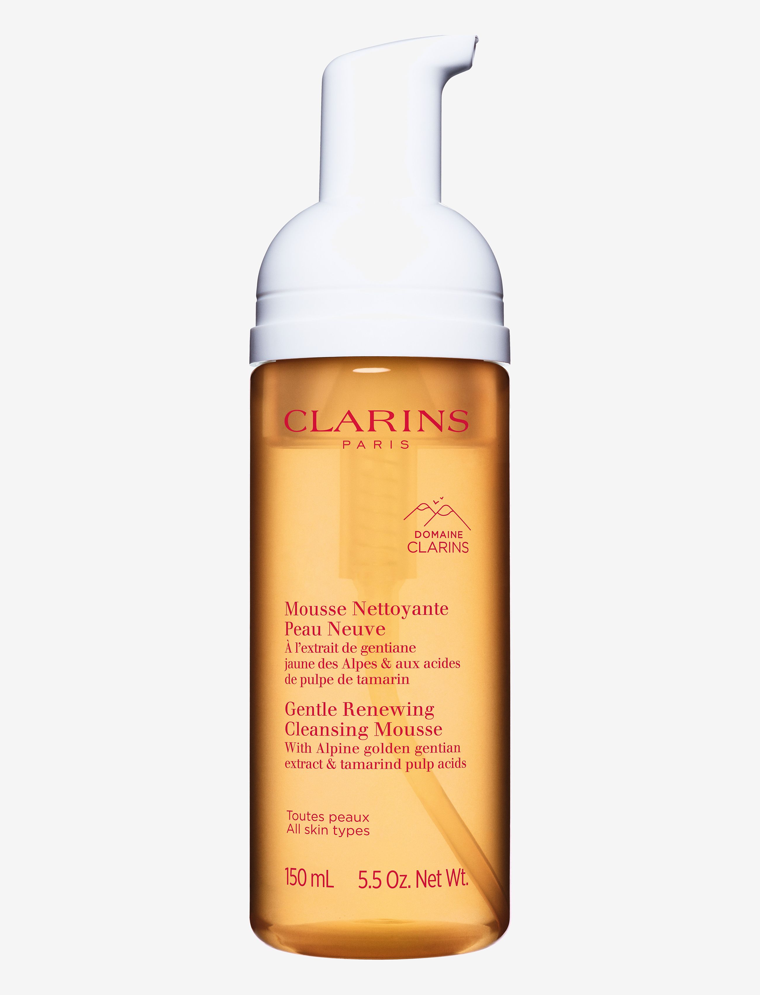 Clarins Gentle Foaming Cleanser Foamer 150 Ml, Mousse Cleanser, Nude, Str: 150 ml