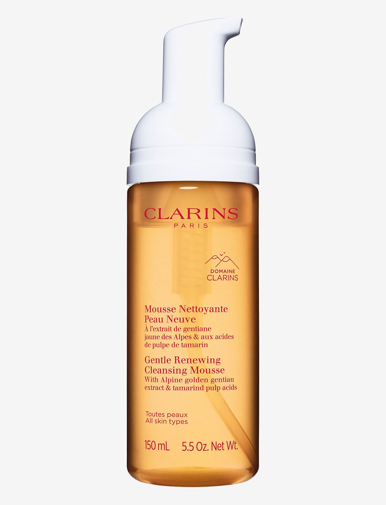 Clarins - Gentle Foaming Cleanser Foamer 150 ml - cleansers - clear - 0