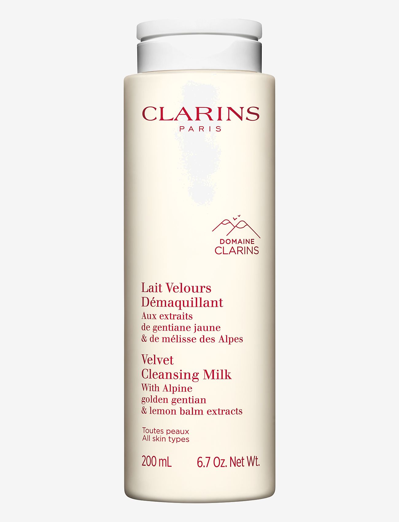 Clarins - Cleansing Milk Cleansing milk 200 ml - rensemælk - clear - 0