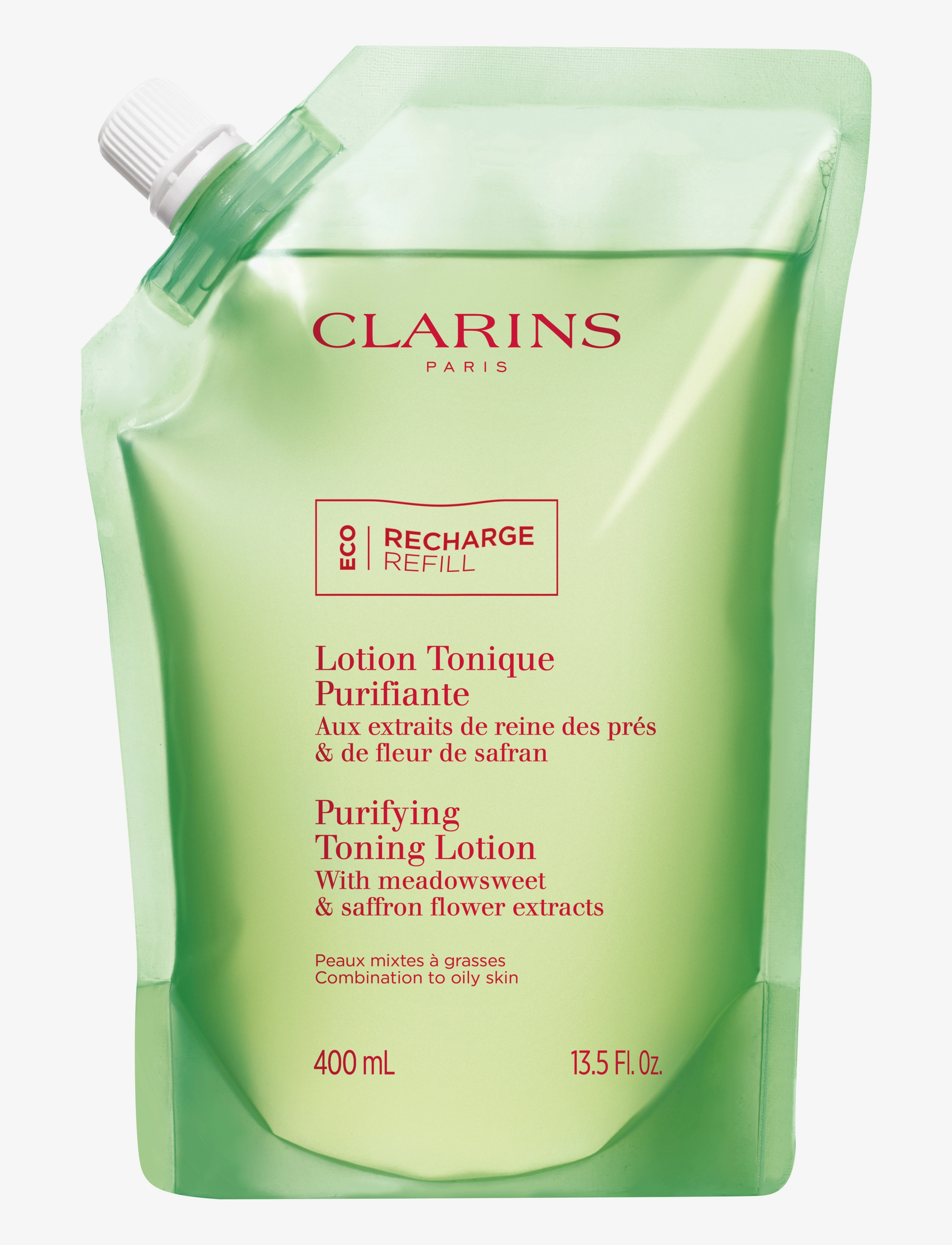 Clarins Purifying Toning Lotion 400 ml, 400 ml, Nude, Rensemidler > Tonere, Dame