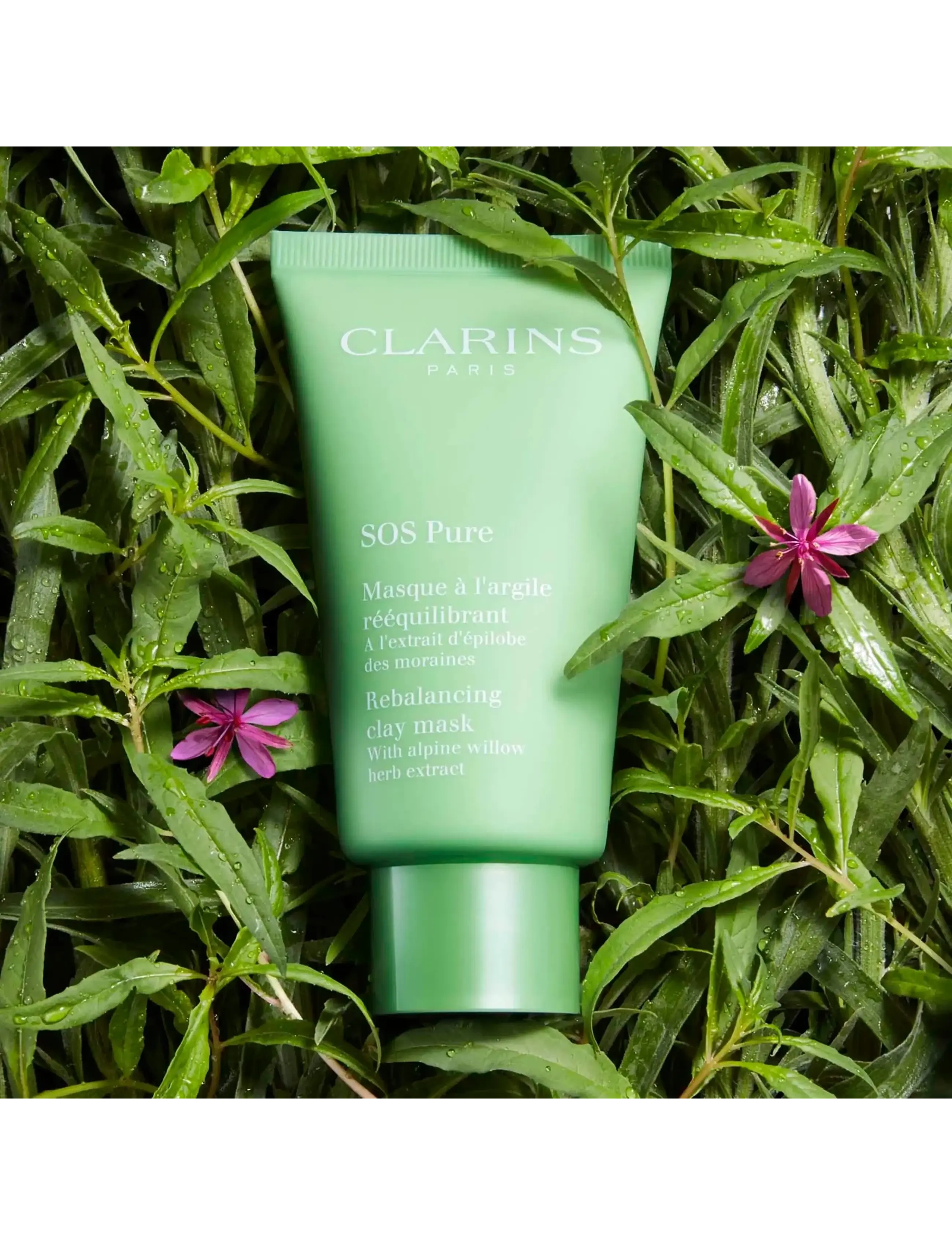 Clarins - Mask SOS Rebalancing clay mask 75 ml - leirmaskar - clear - 4