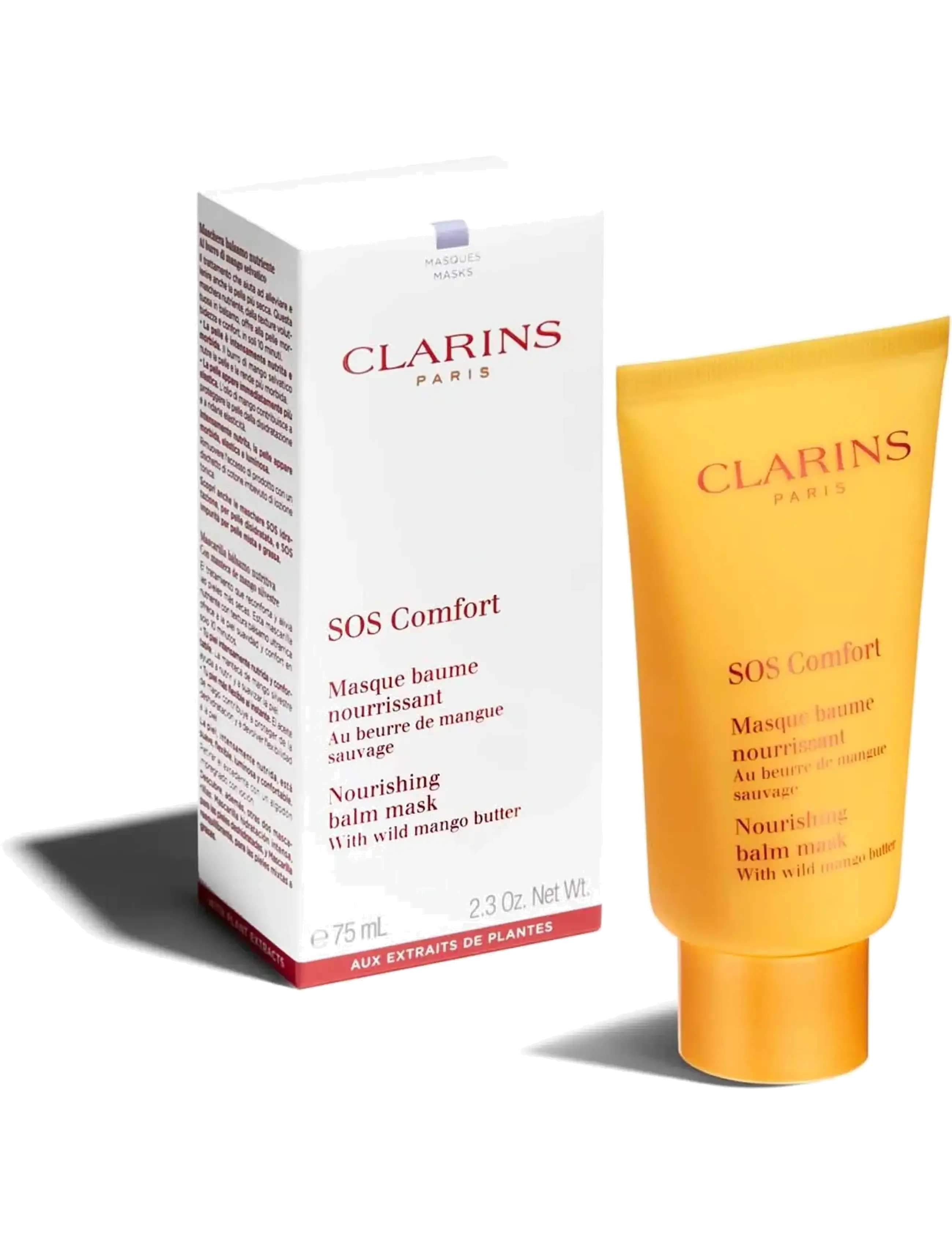 Clarins - Mask SOS Comfort 75 ml - fugtgivende masker - clear - 5