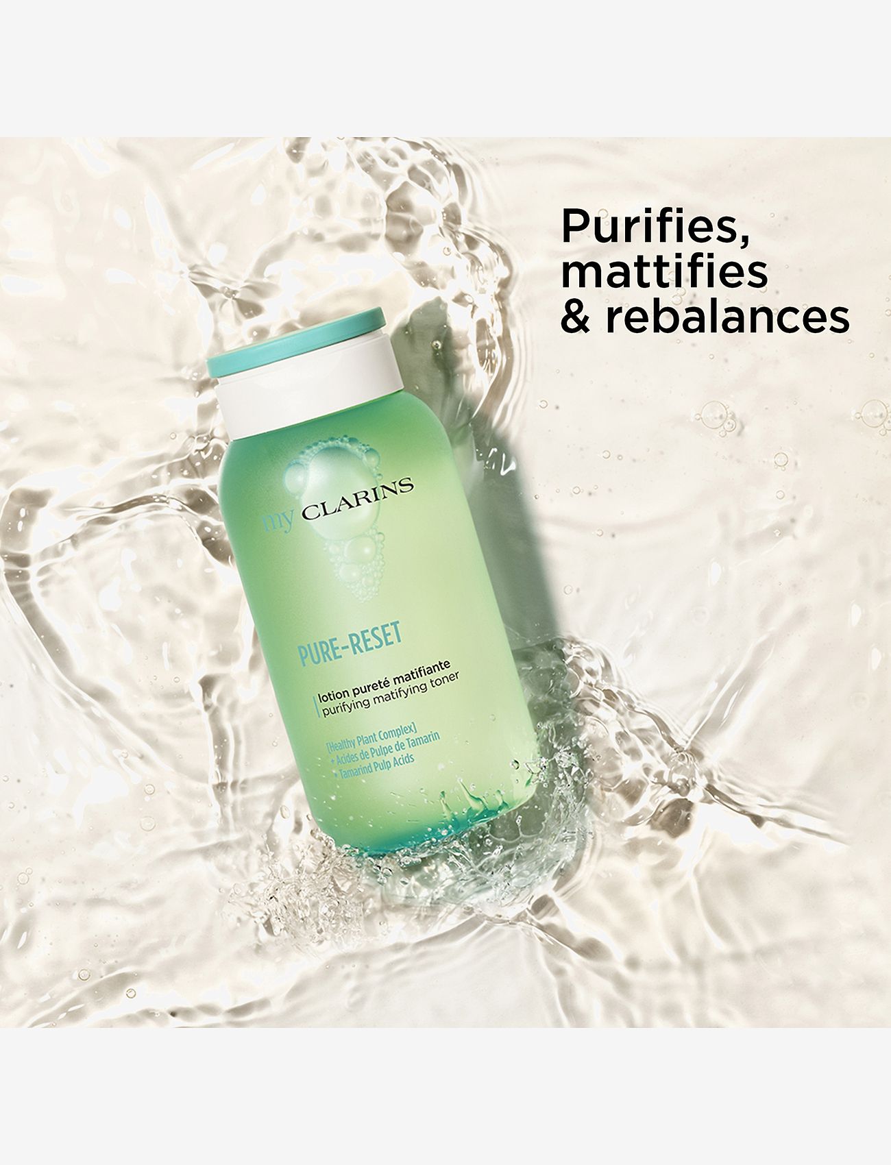 Clarins - PURE-RESET Purifying matifying toner 200 ml - clear - 1