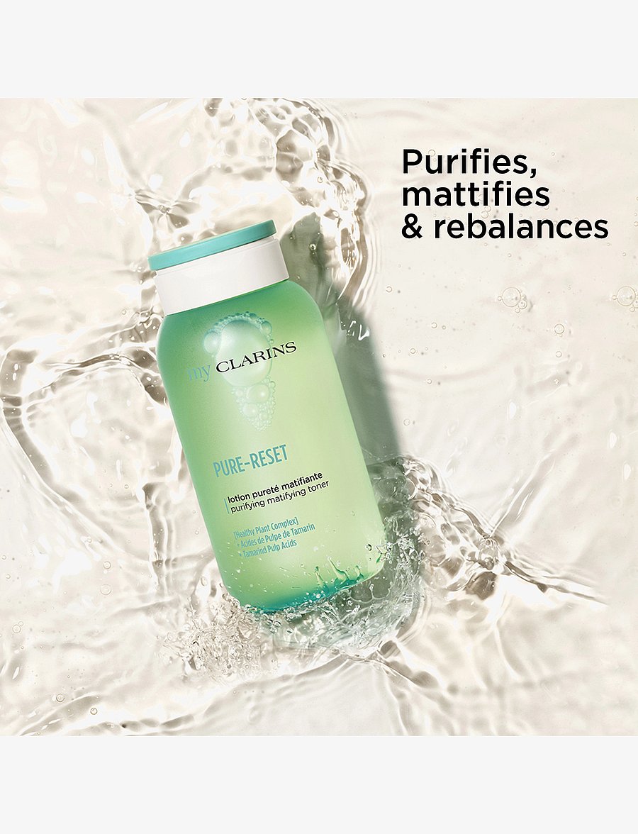 Clarins - PURE-RESET Purifying matifying toner 200 ml - eksfolierende tonere - clear - 1