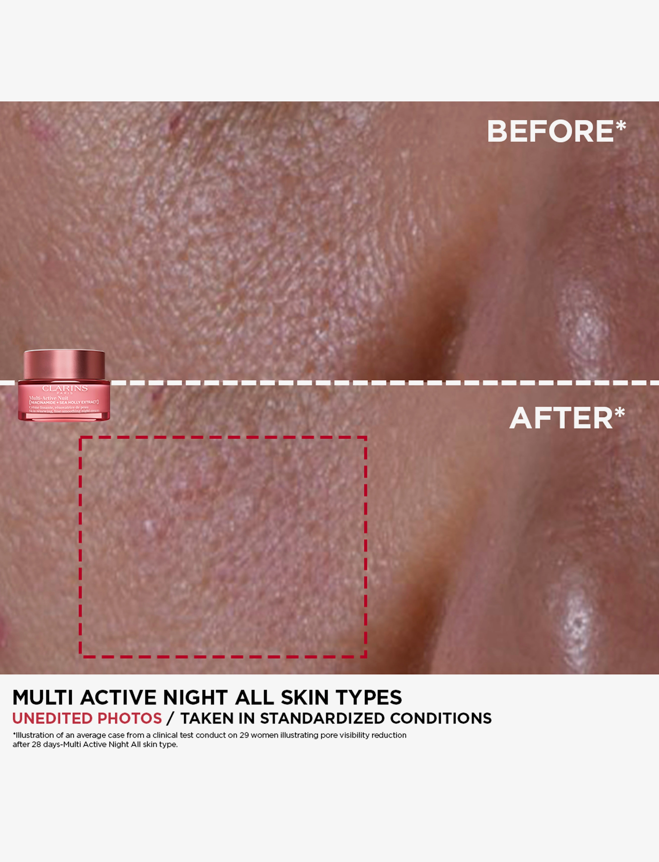 Clarins - Multi-Active Night cream normal skin 50 ml - clear - 4