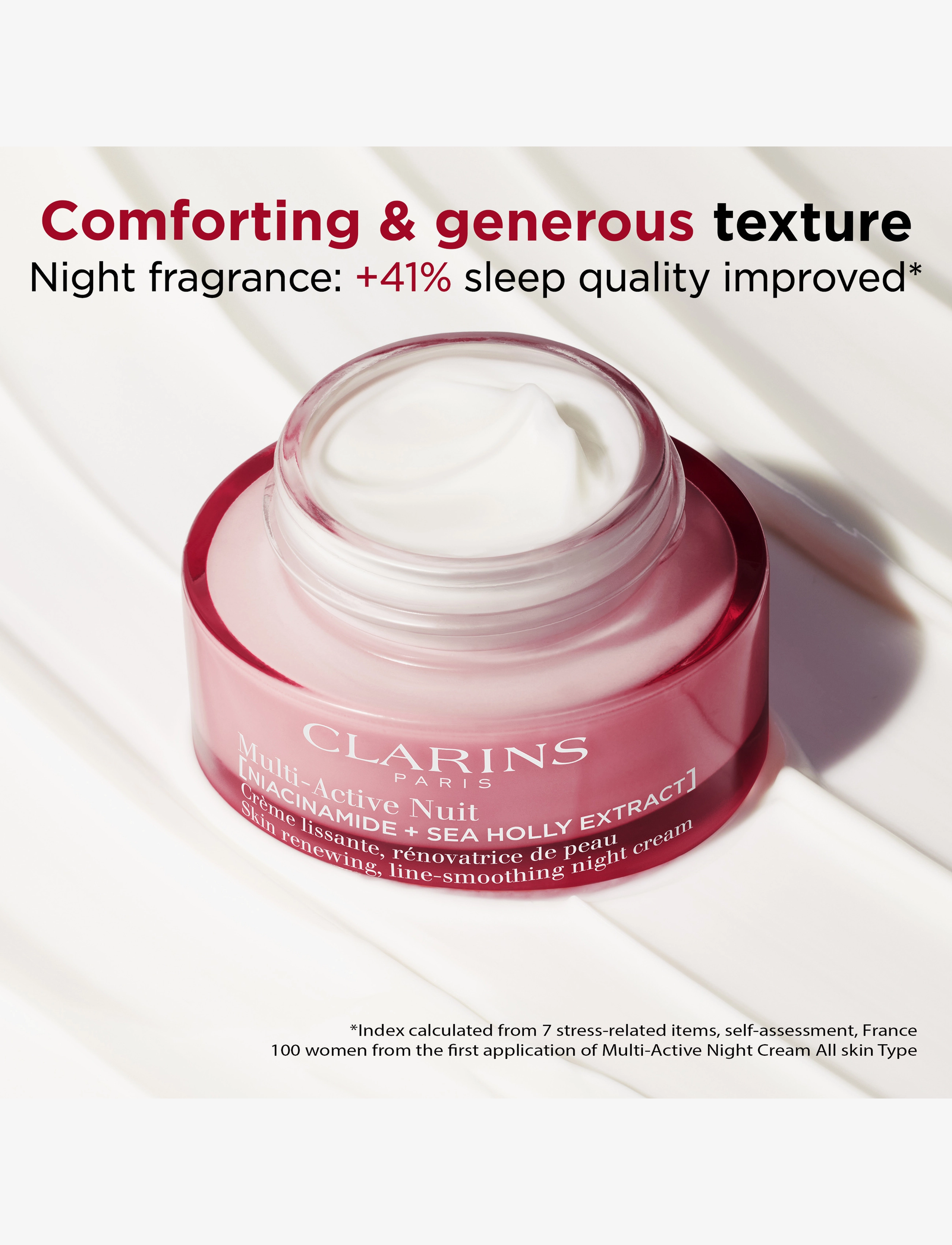 Clarins - Multi-Active Night cream dry skin 50 ml - sommerens hudpleje - clear - 1