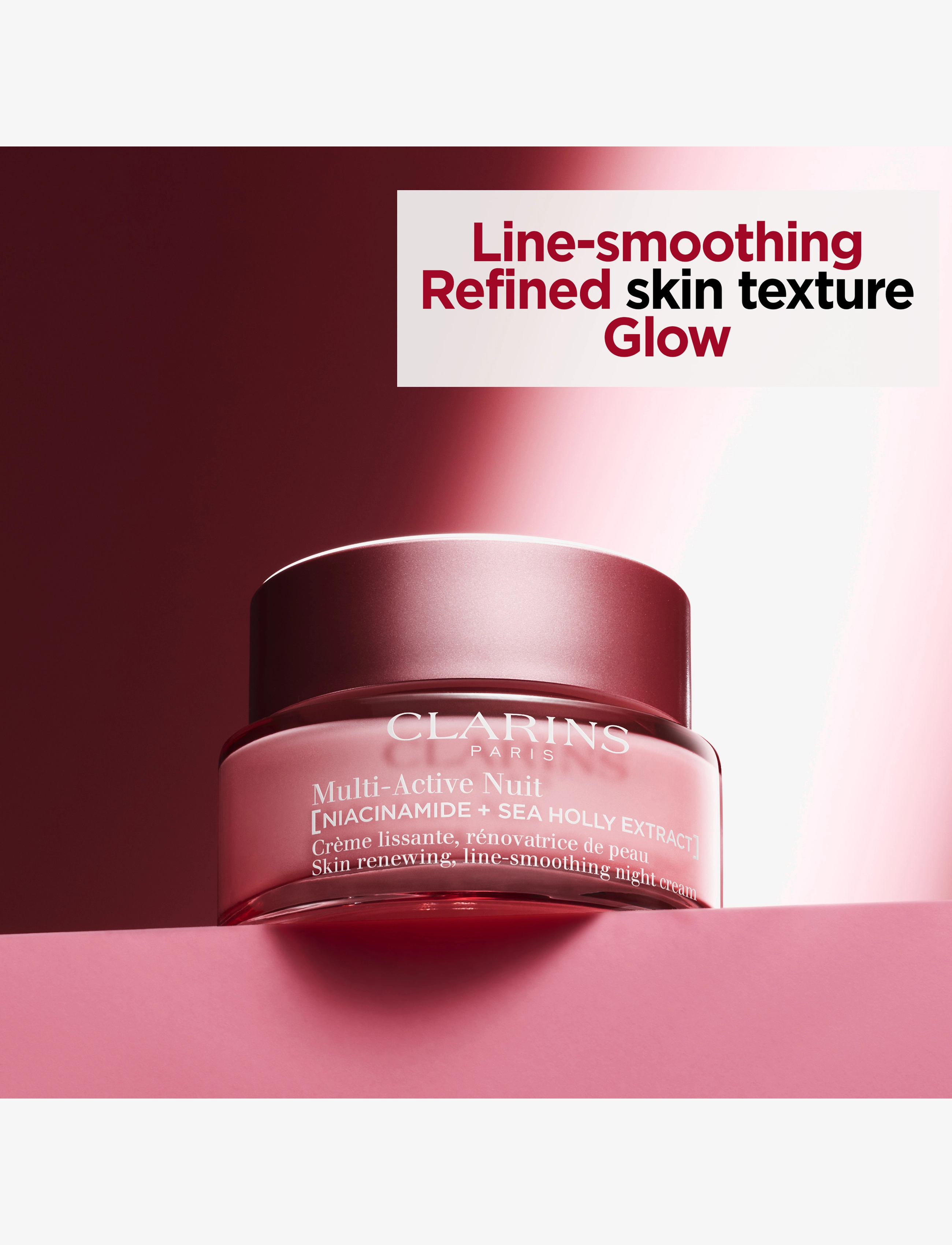 Clarins - Multi-Active Night cream dry skin 50 ml - sommerens hudpleje - clear - 3