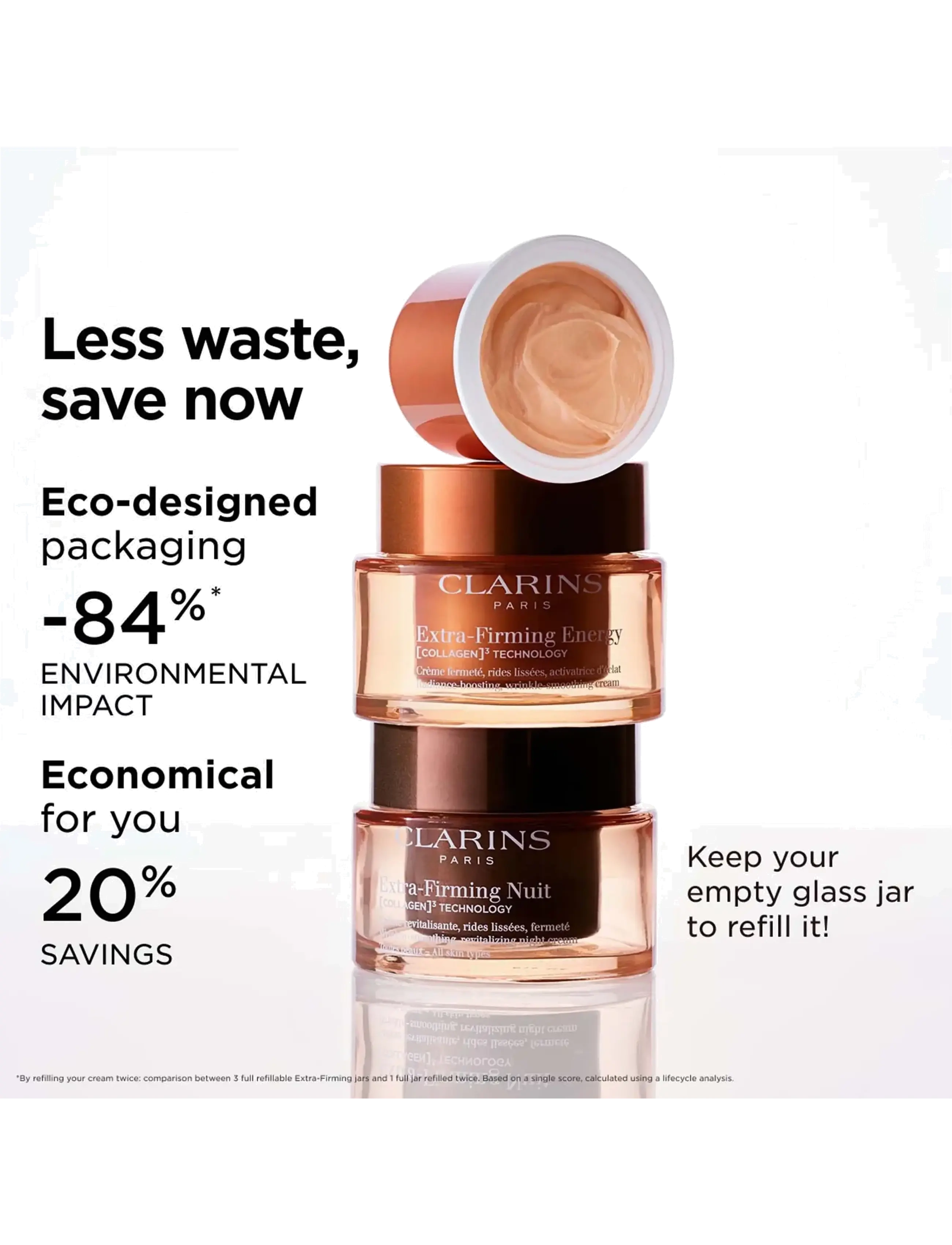 Clarins - Extra-Firming Energy day cream all skin types 50 ml - sommerens hudpleje - clear - 3