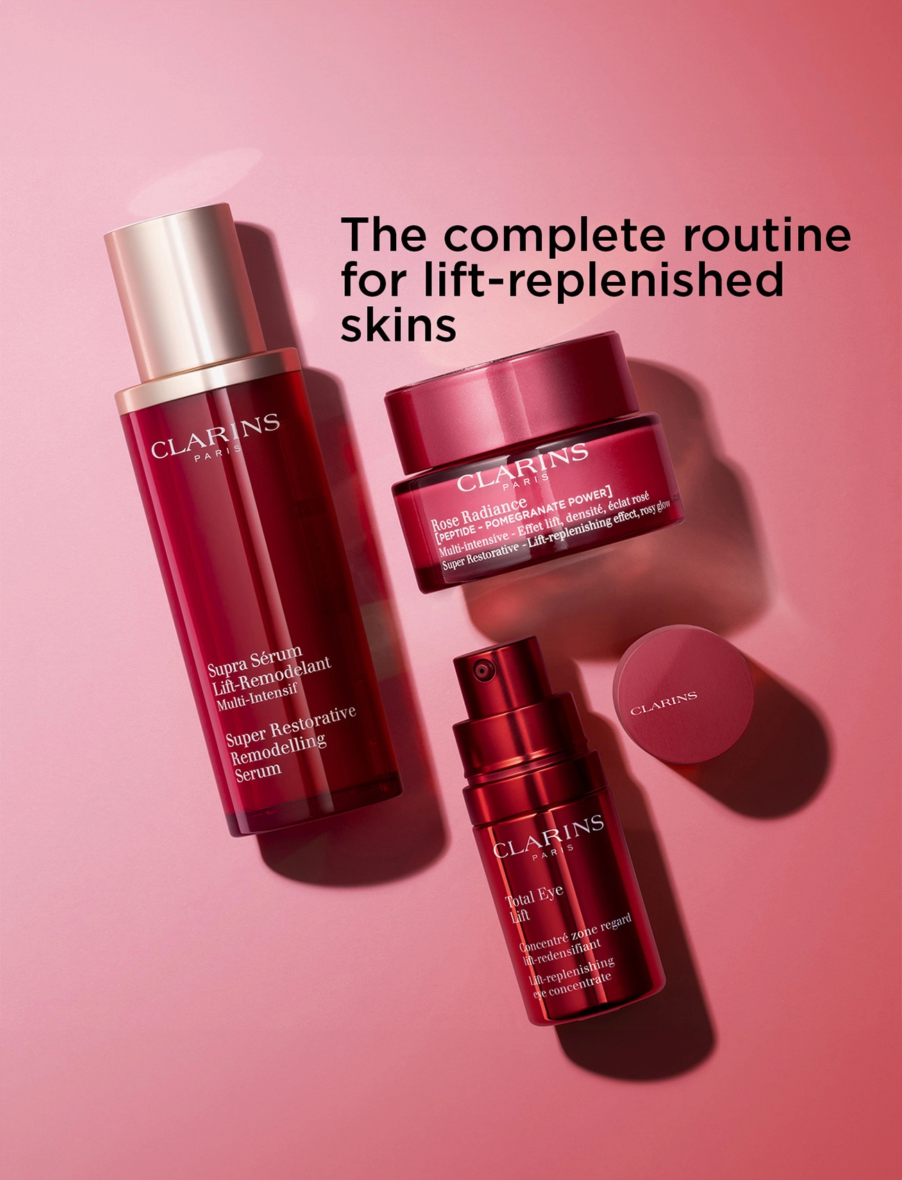 Clarins - Super Restorative Rose Radiance day cream 50 ml - sommarens hudvård  - clear - 5