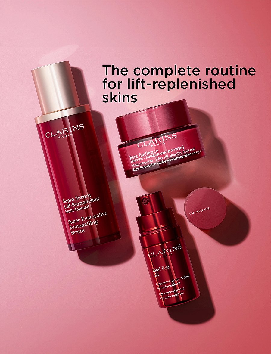 Clarins - Super Restorative Rose Radiance day cream 50 ml - sommerens hudpleje - clear - 5