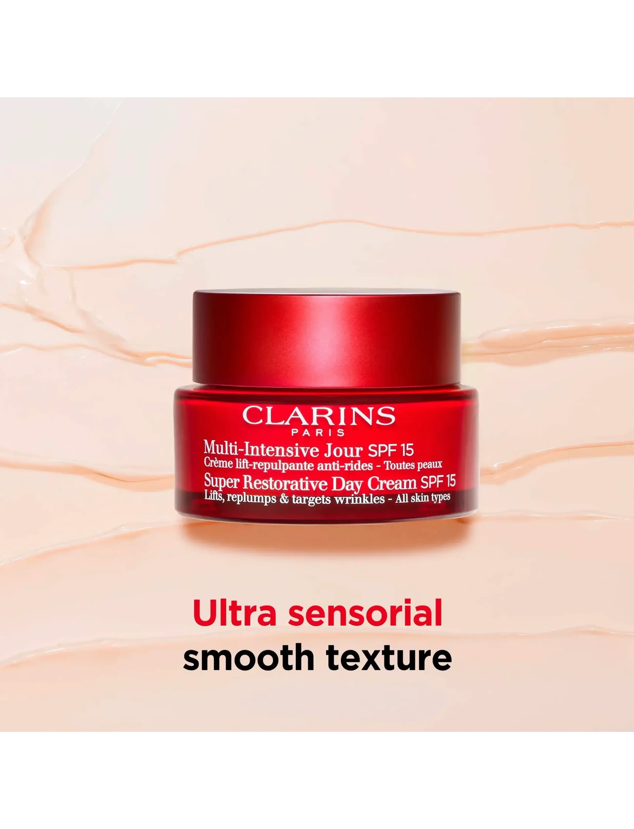Clarins - Super Restorative Day cream spf15 50 ml - til ansigtet - clear - 1