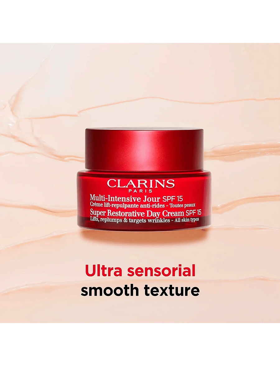 Clarins - Super Restorative Day cream spf15 50 ml - til ansigtet - clear - 1