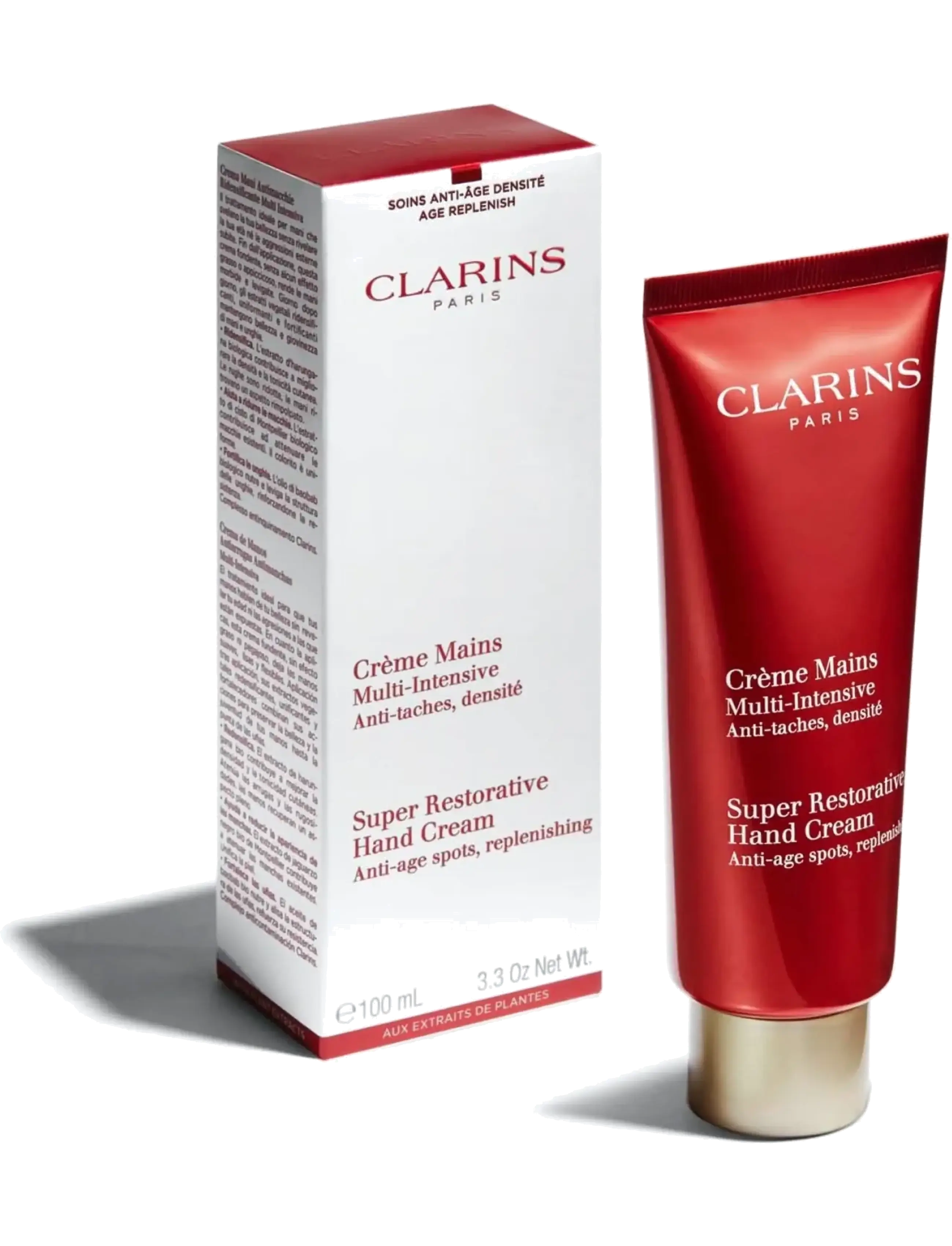 Clarins - Super Restorative Hand cream 100 ml - hudpleie for sommeren - no color - 4