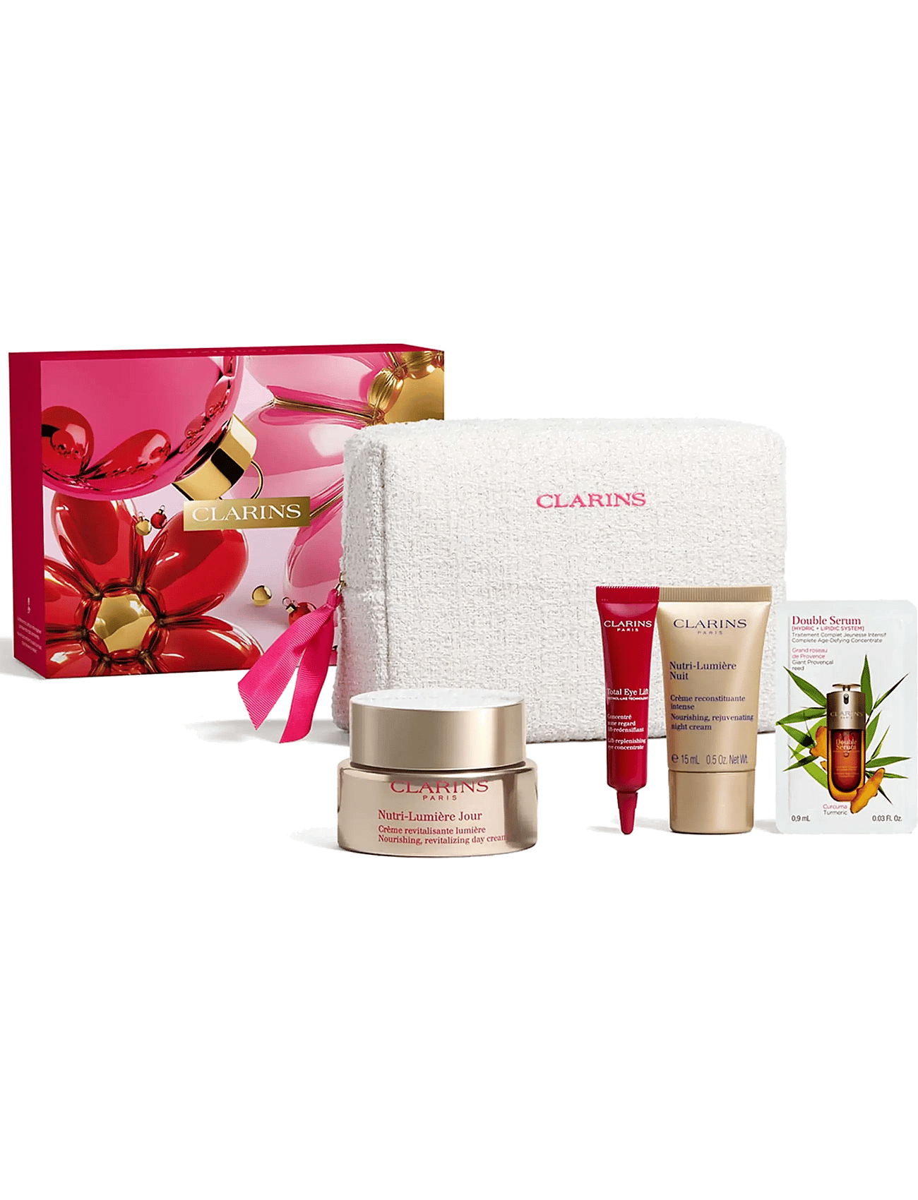Clarins Nutri-Lumière Nl Day 50Ml/Tel 7Ml/Nl Night 15Ml/Ds9 0,9Ml 72.9 Ml - Nude - 72.9 ML