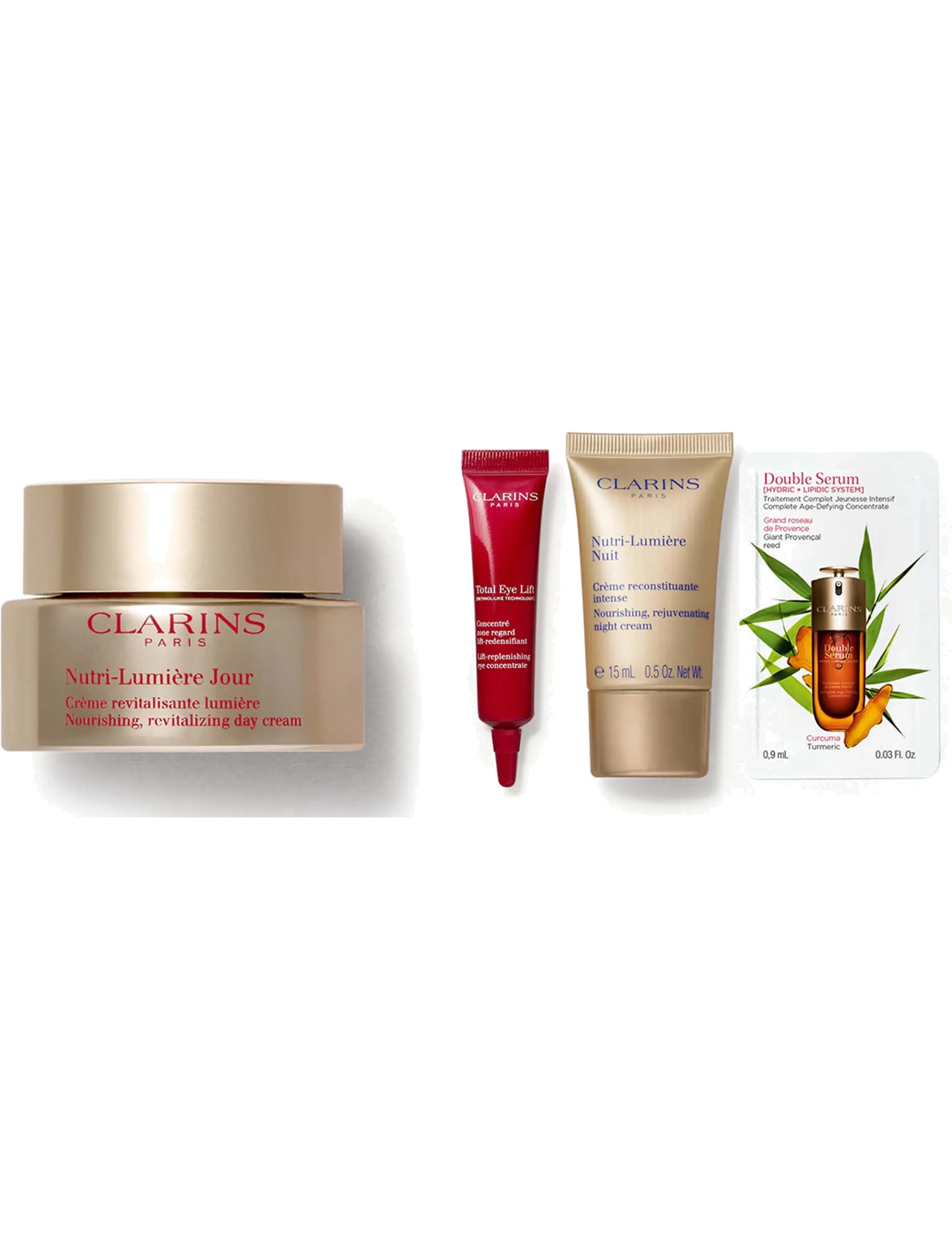 Clarins Nutri-Lumière Nl Day 50Ml/Tel 7Ml/Nl Night 15Ml/Ds9 hudvårdsset dam – bild 2