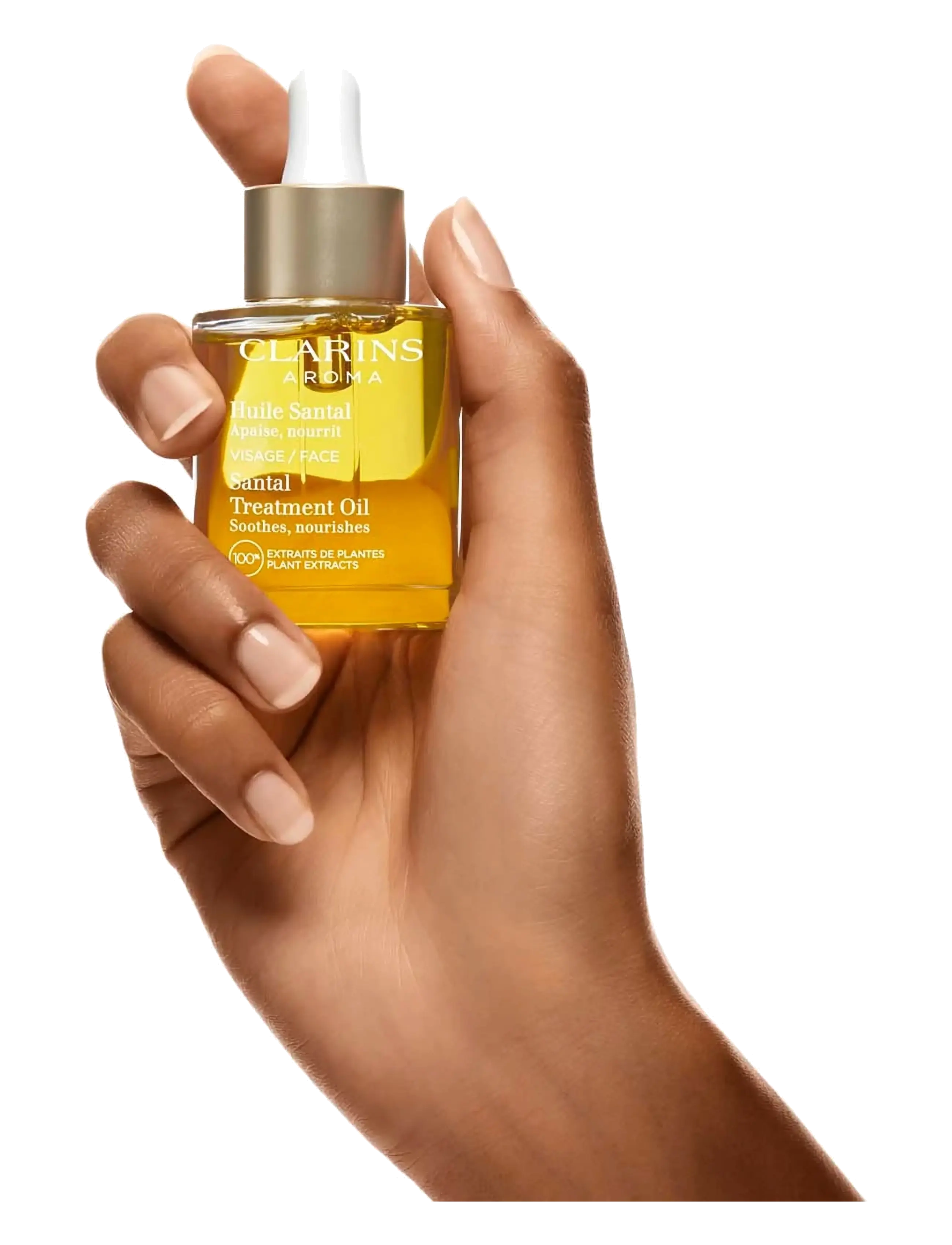 Clarins - Face Treatment Oils Santal for dry skin and redness 30 ml - serum & olier - no color - 1