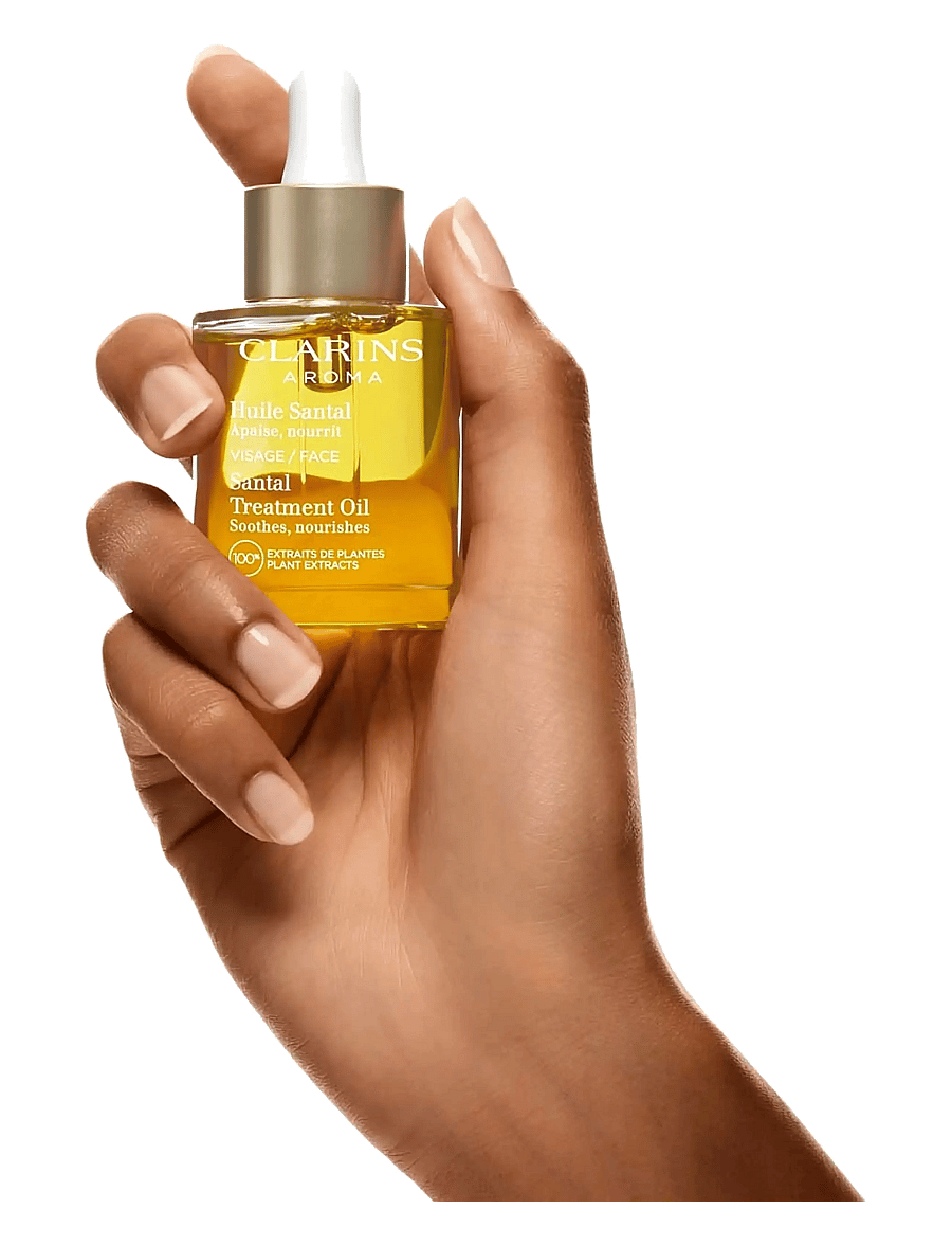 Clarins - Face Treatment Oils Santal for dry skin and redness 30 ml - serum & olier - no color - 1