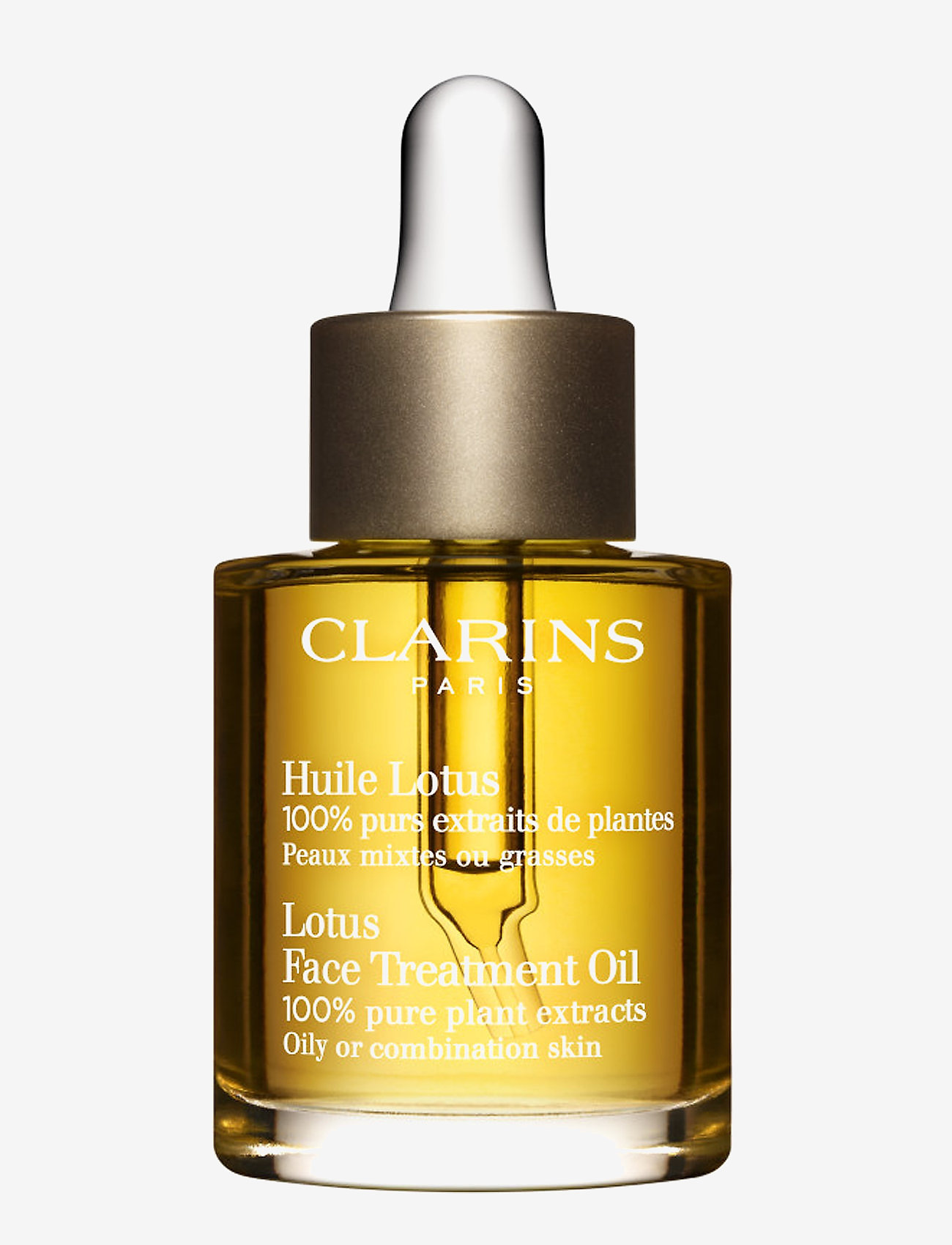 Clarins Face Treatment Oils Lotus For Oily Or Combinated Skin 30 ml, 30 ml, Nude, Ansigt > Ansigtsolier, Dame