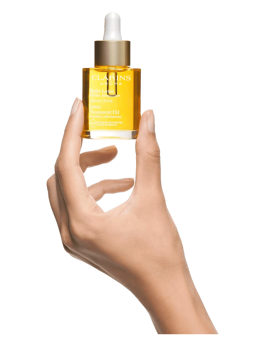 Clarins - Face Treatment Oils Lotus for oily or combinated skin 30 ml - seerumit ja öljyt - no color - 1