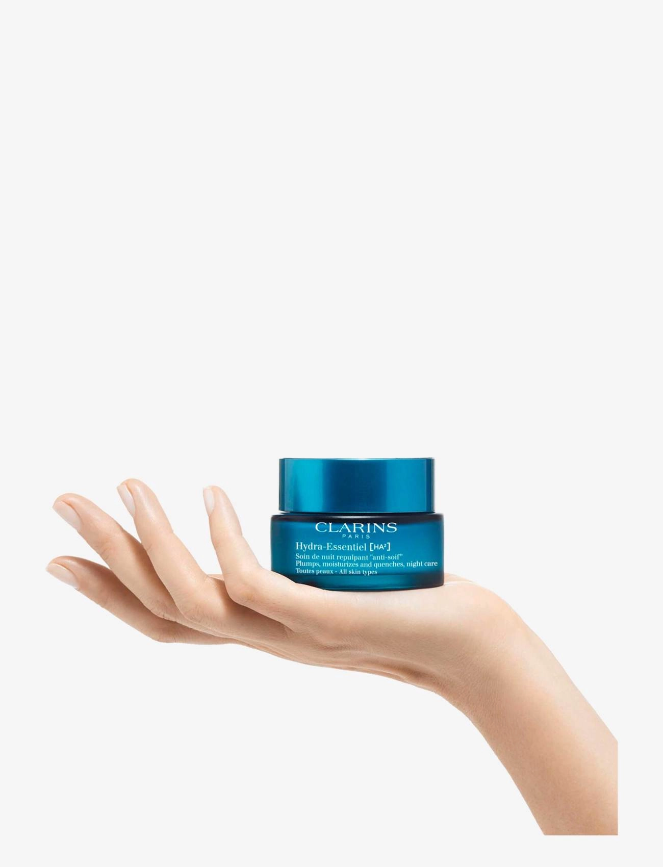 Clarins - Hydra-Essentiel Night cream 50 ml - sommerens hudpleje - no colour - 4