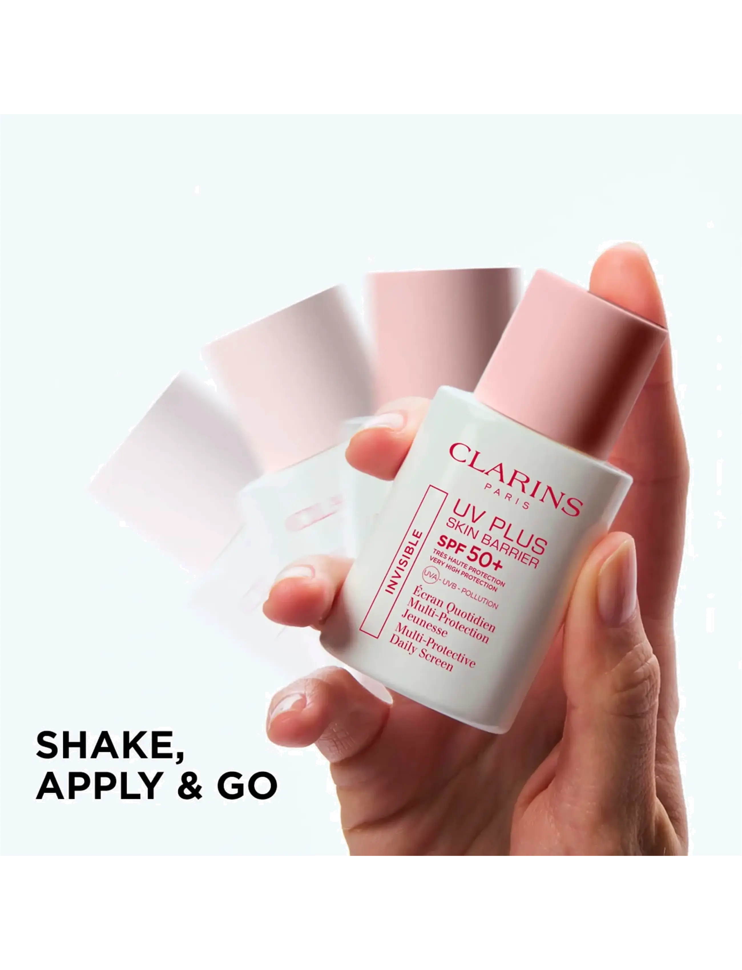 Clarins - UV Plus Anti-Pollution Translucent 30 ml - til ansigtet - clear - 4